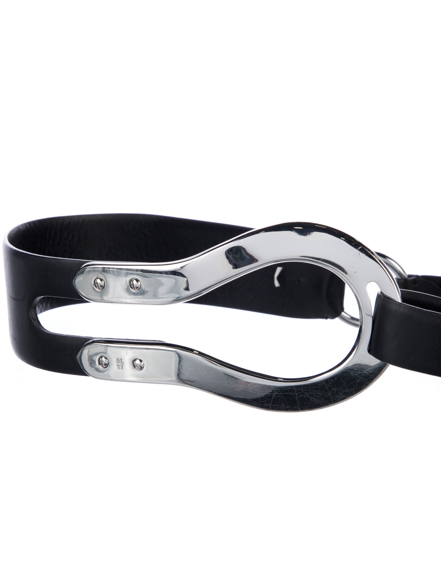 Ralph Lauren Collection Wide Leather Waist Belt