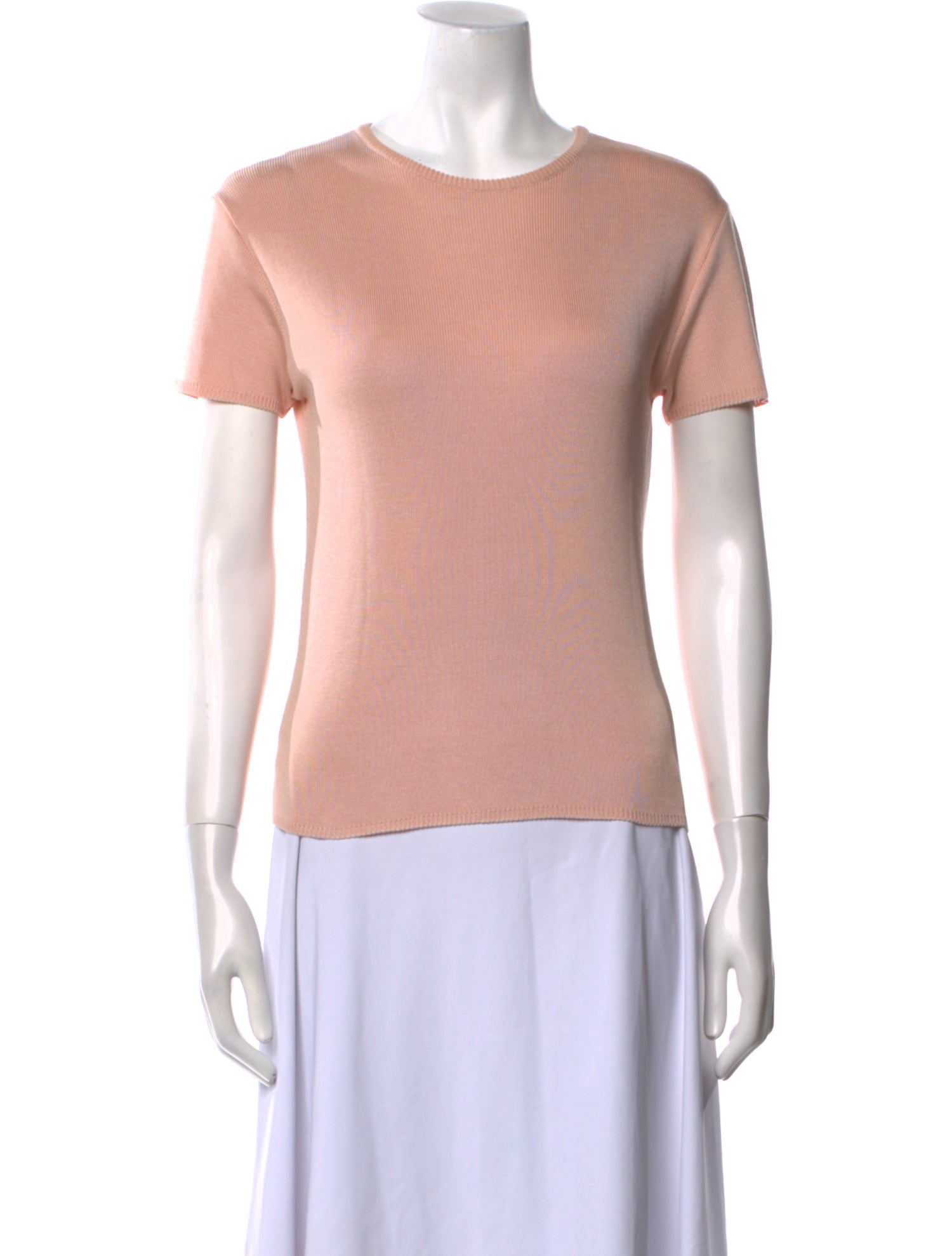 Ralph Lauren Collection Silk Scoop Neck Sweater