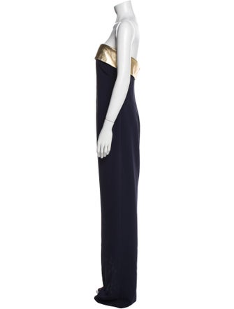 Ralph Lauren Collection Strapless Jumpsuit