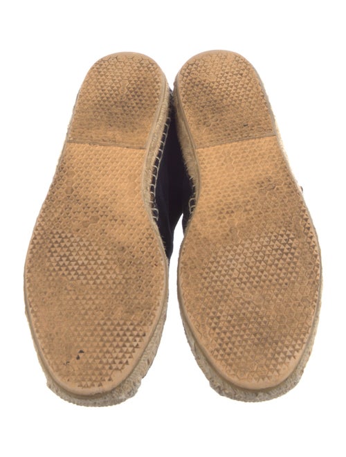 Ralph Lauren Purple Label Suede Whipstitch Trim Loafers