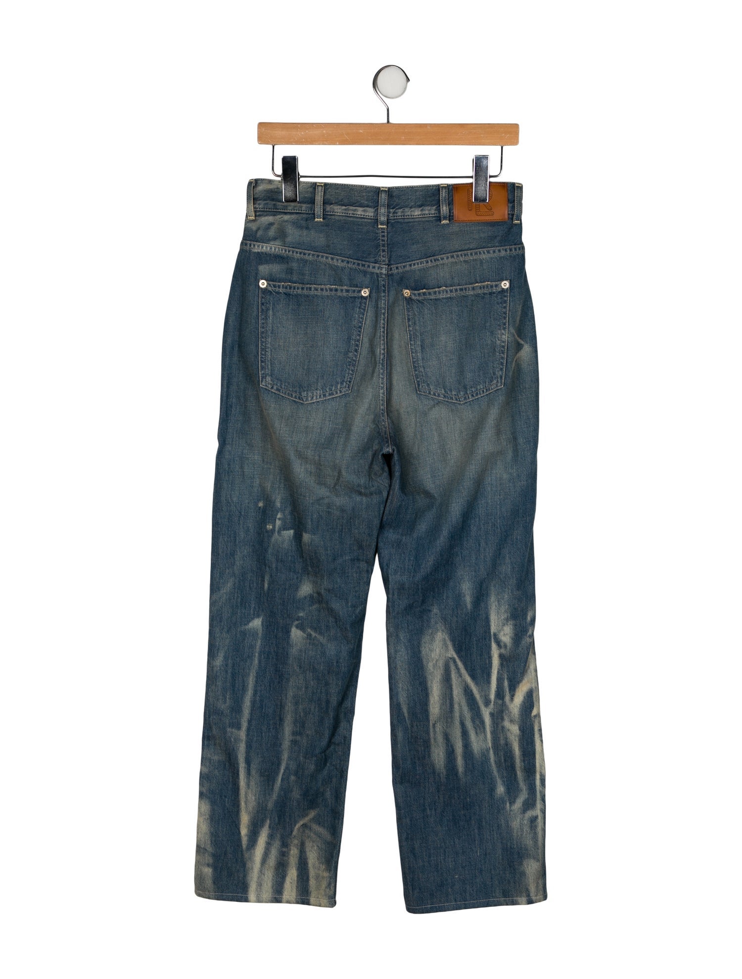 Ralph Lauren Collection High-Rise Wide Leg Jeans