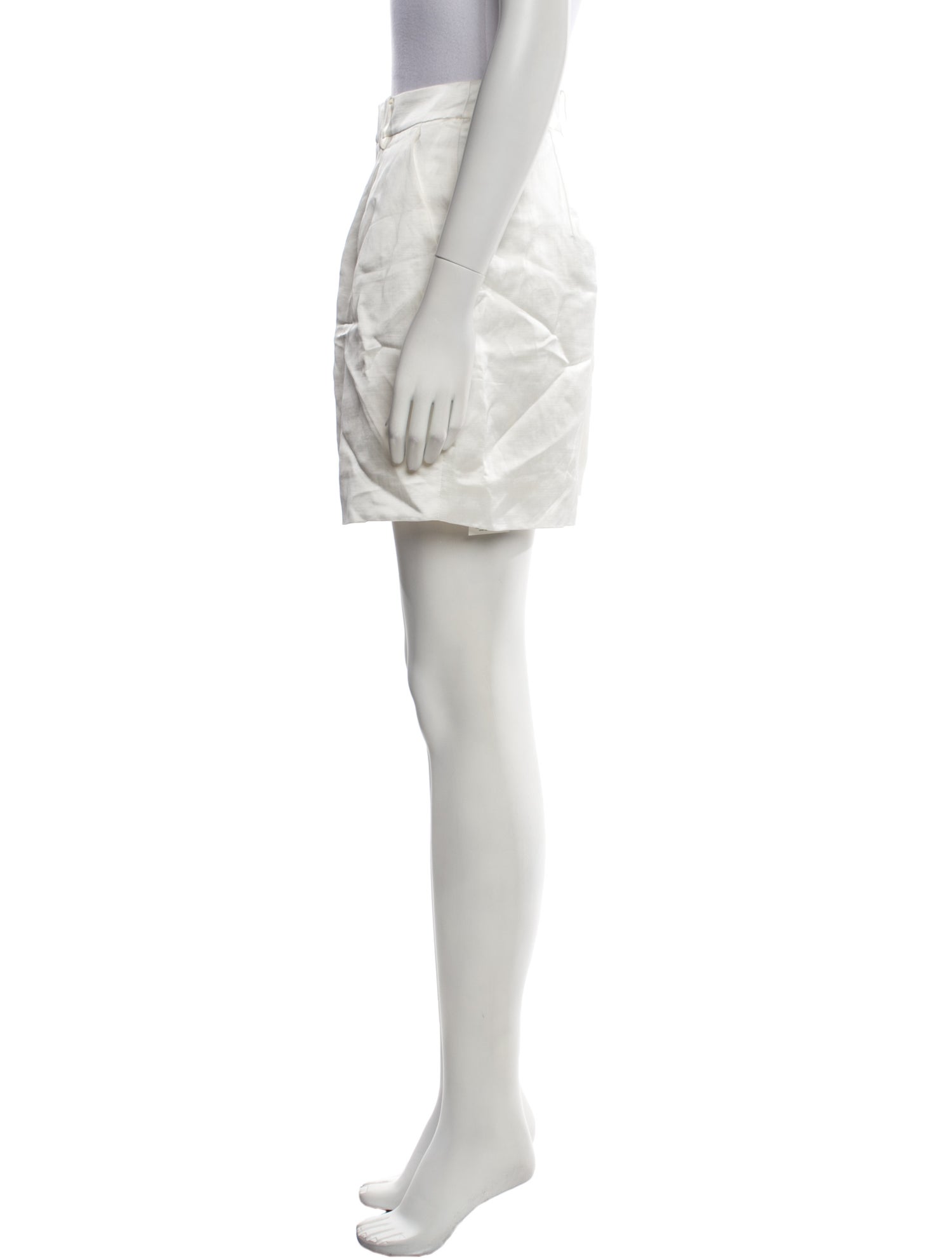 Ralph Lauren Collection Linen Mini Shorts