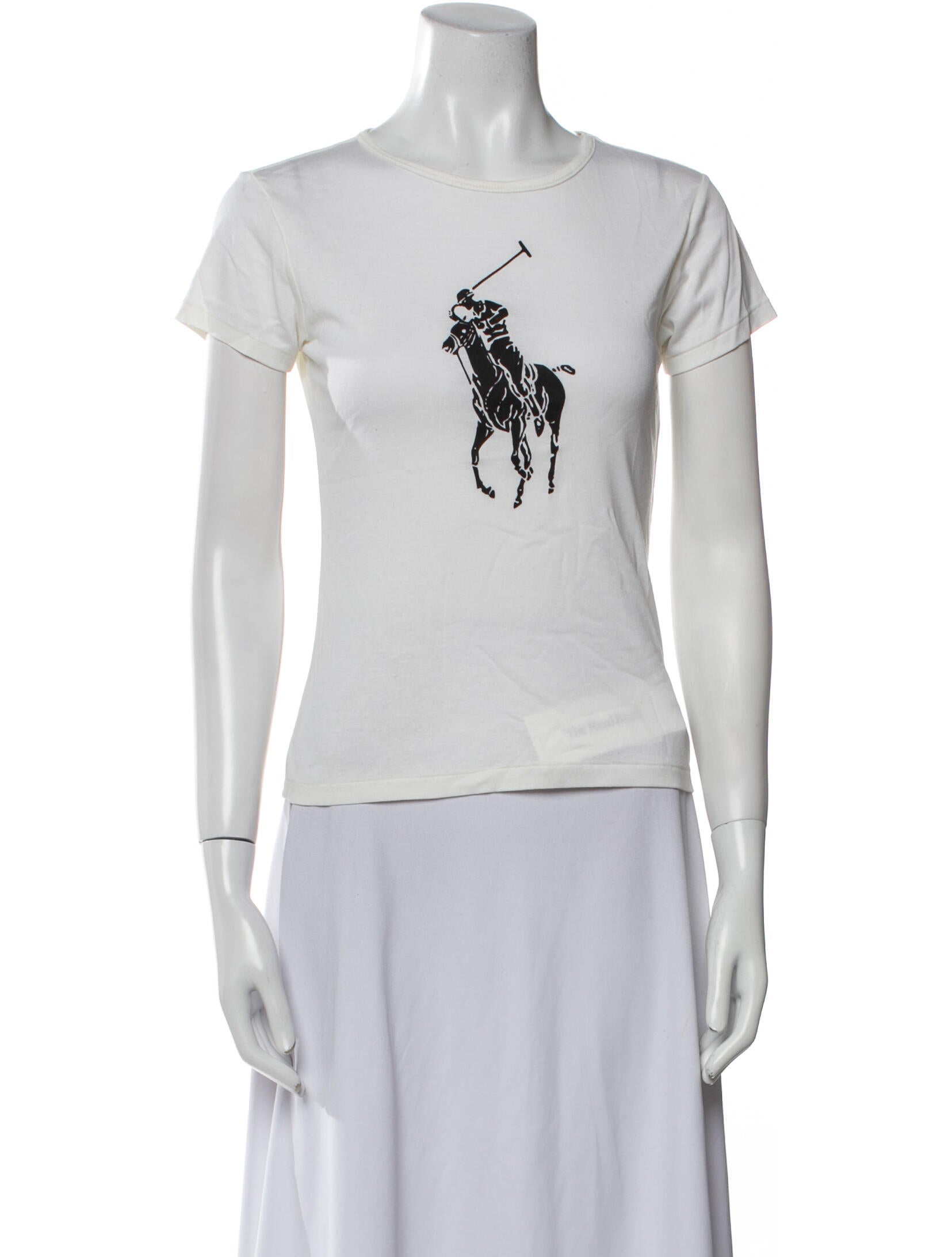 Ralph Lauren Collection Graphic Print Crew Neck T-Shirt