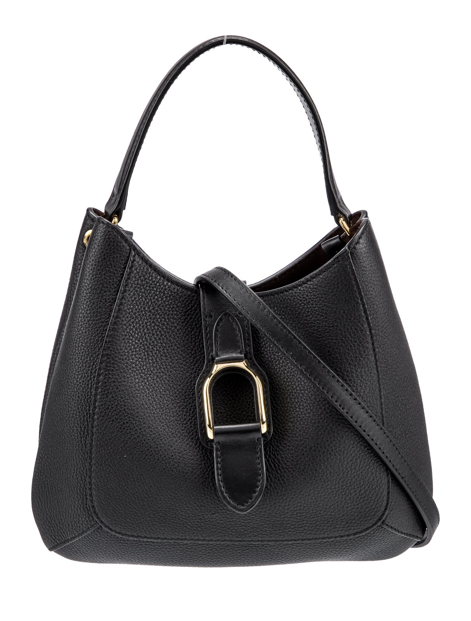 Ralph Lauren Collection Leather Top Handle Bag