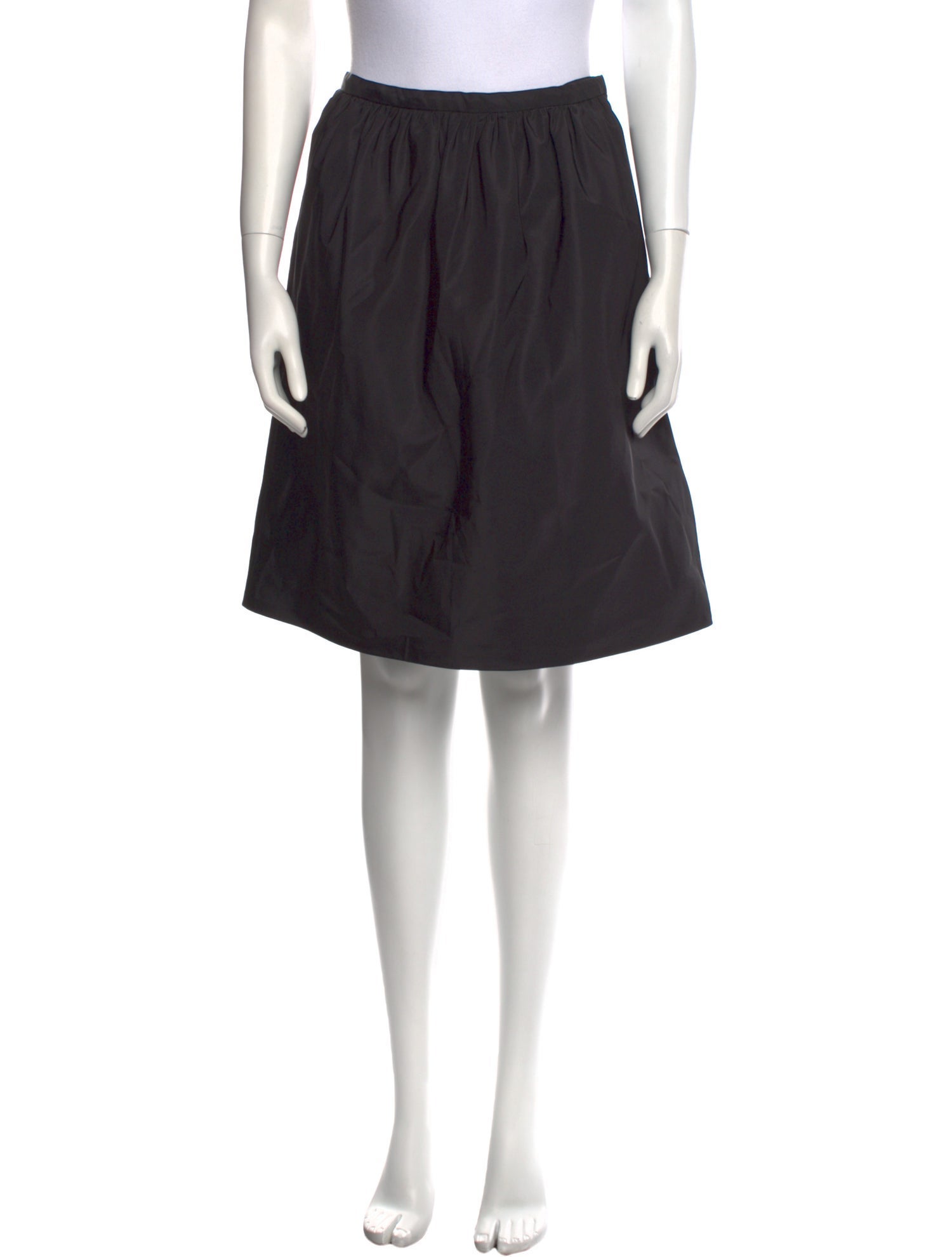 Ralph Lauren Collection Silk Knee-Length Skirt