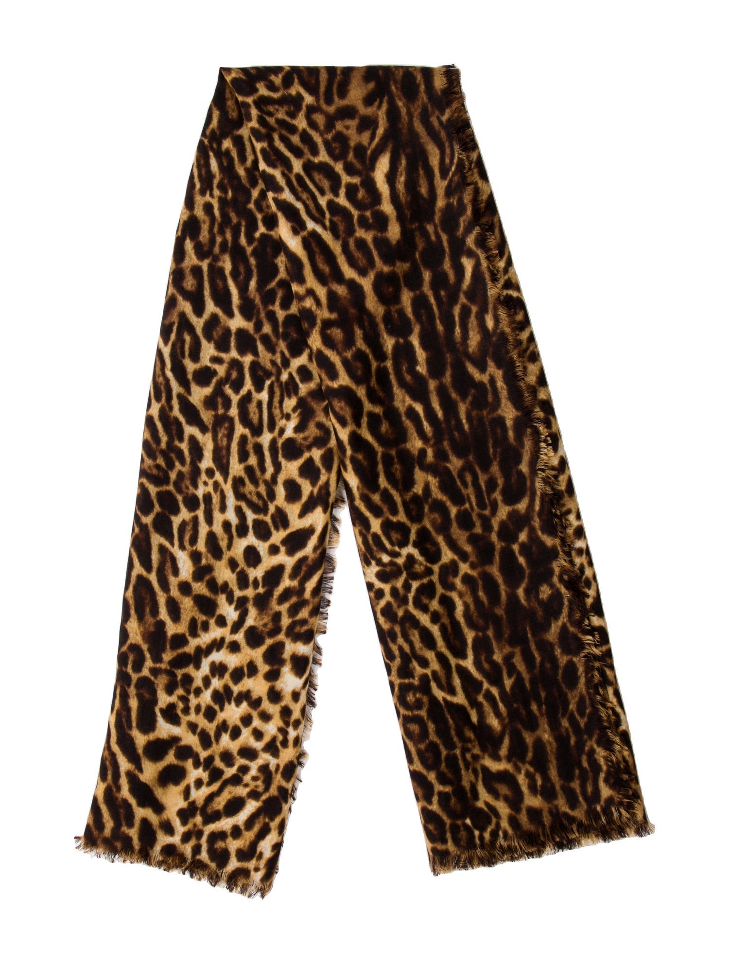Ralph Lauren Collection Cashmere Animal Print Scarf