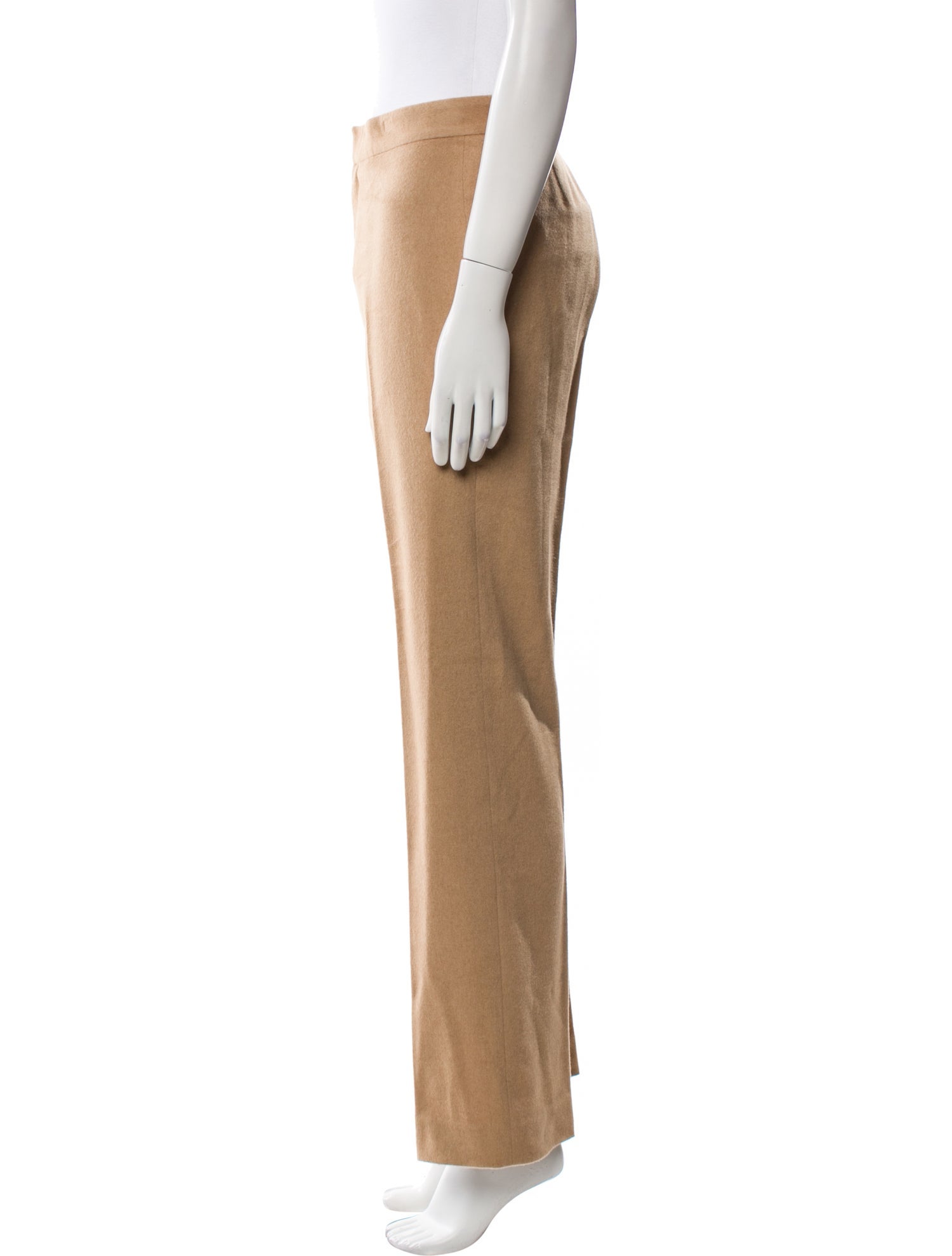 Ralph Lauren Collection Camel Hair Wide Leg Pants