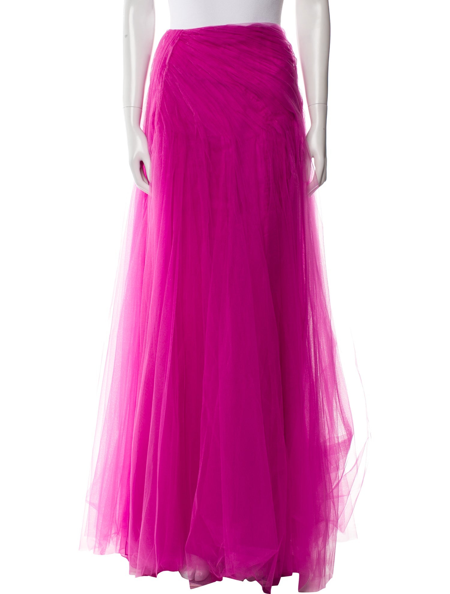 Ralph Lauren Collection Mesh Accents Long Skirt