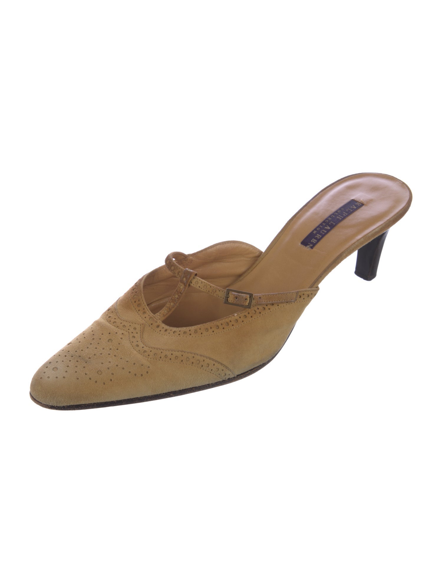 Ralph Lauren Collection Leather Mules