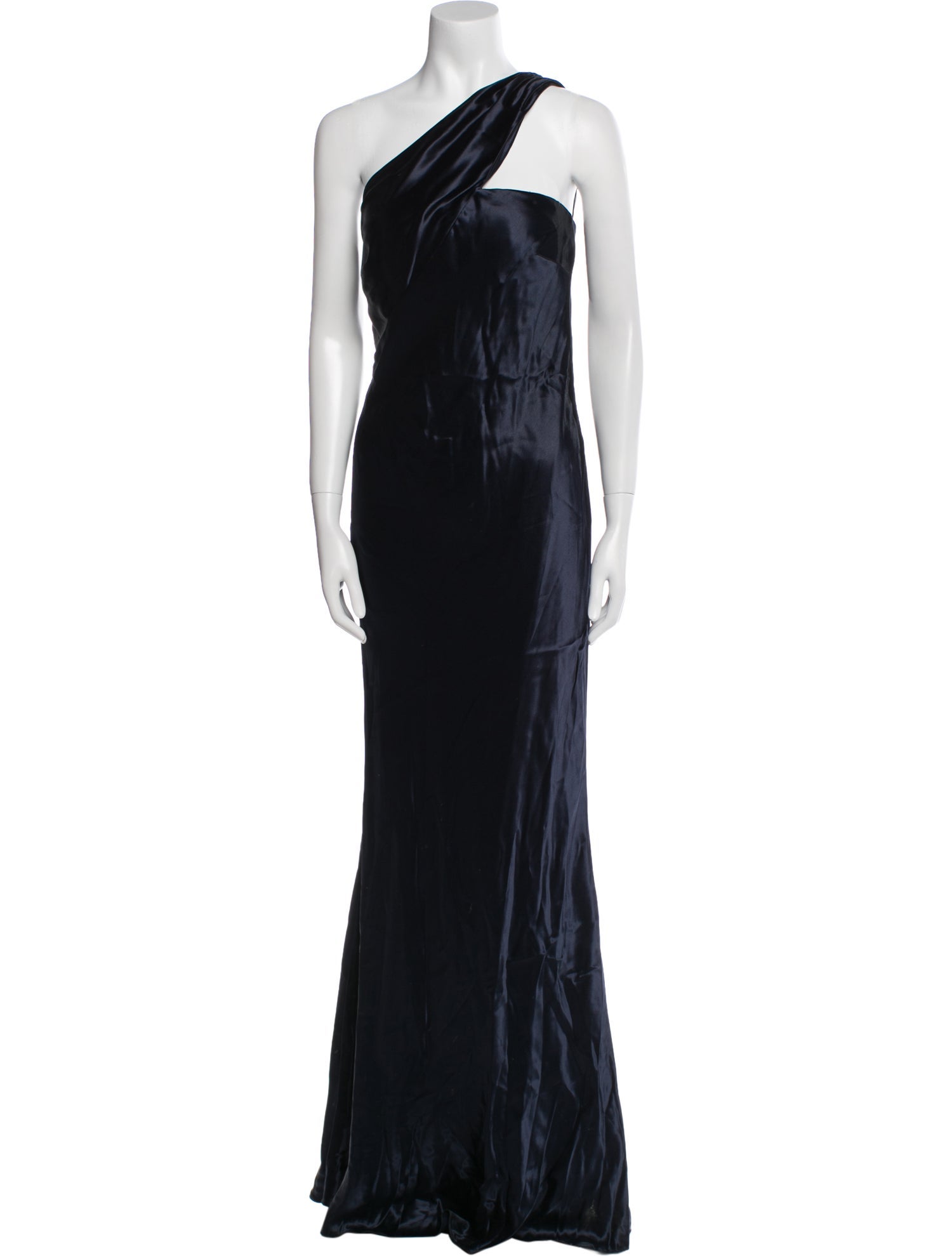Ralph Lauren Collection One-Shoulder Long Dress