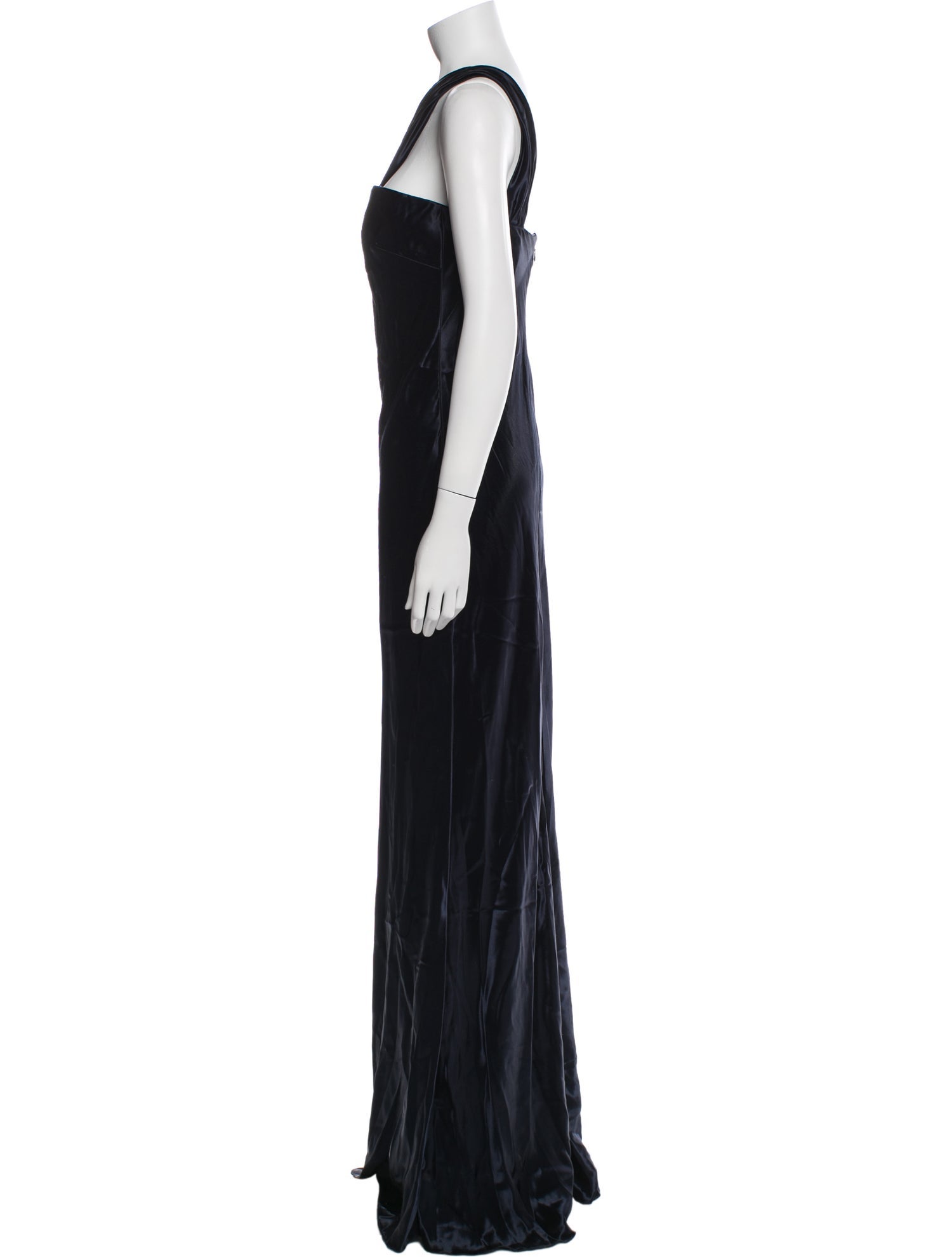 Ralph Lauren Collection One-Shoulder Long Dress