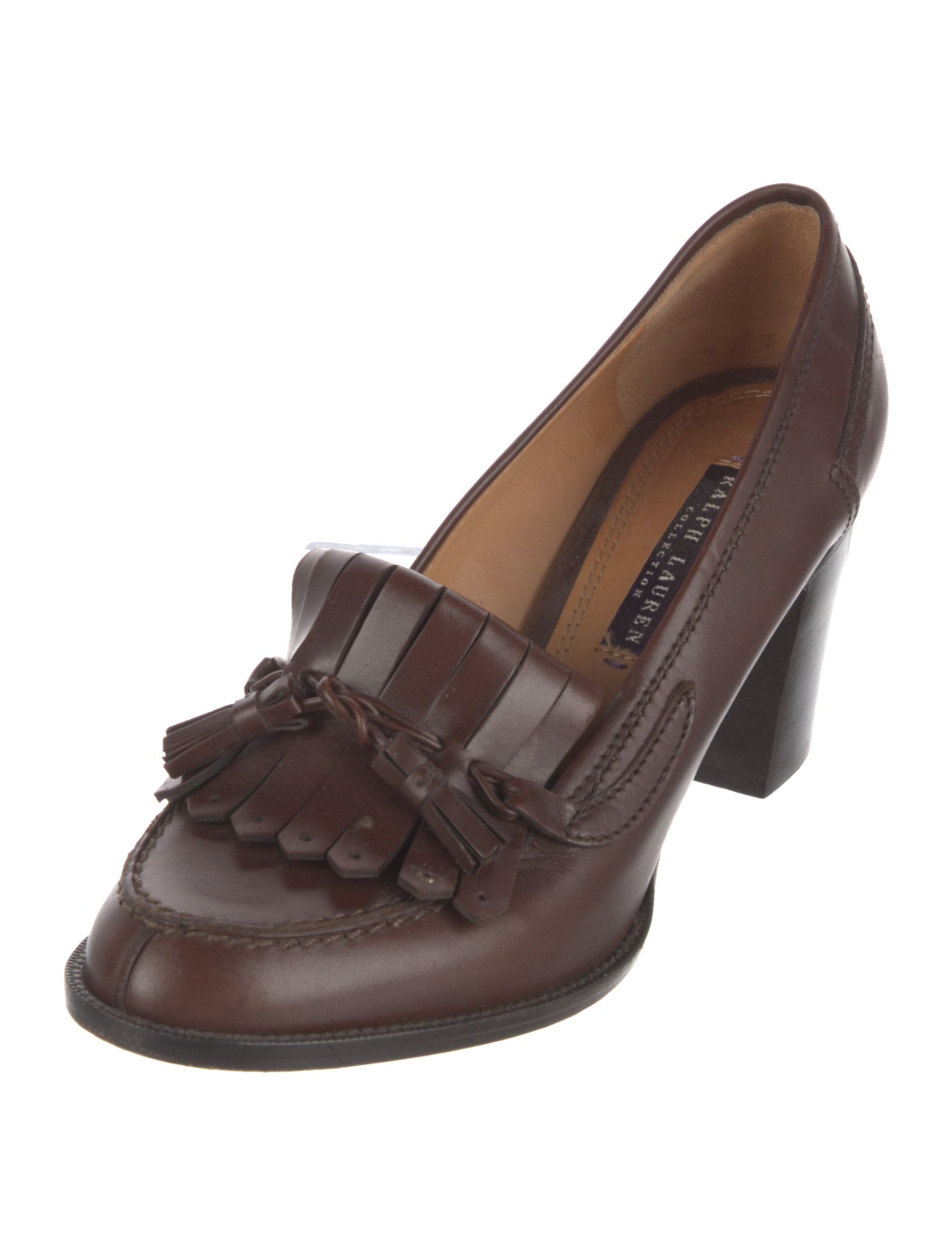 Ralph Lauren Collection Leather Pumps