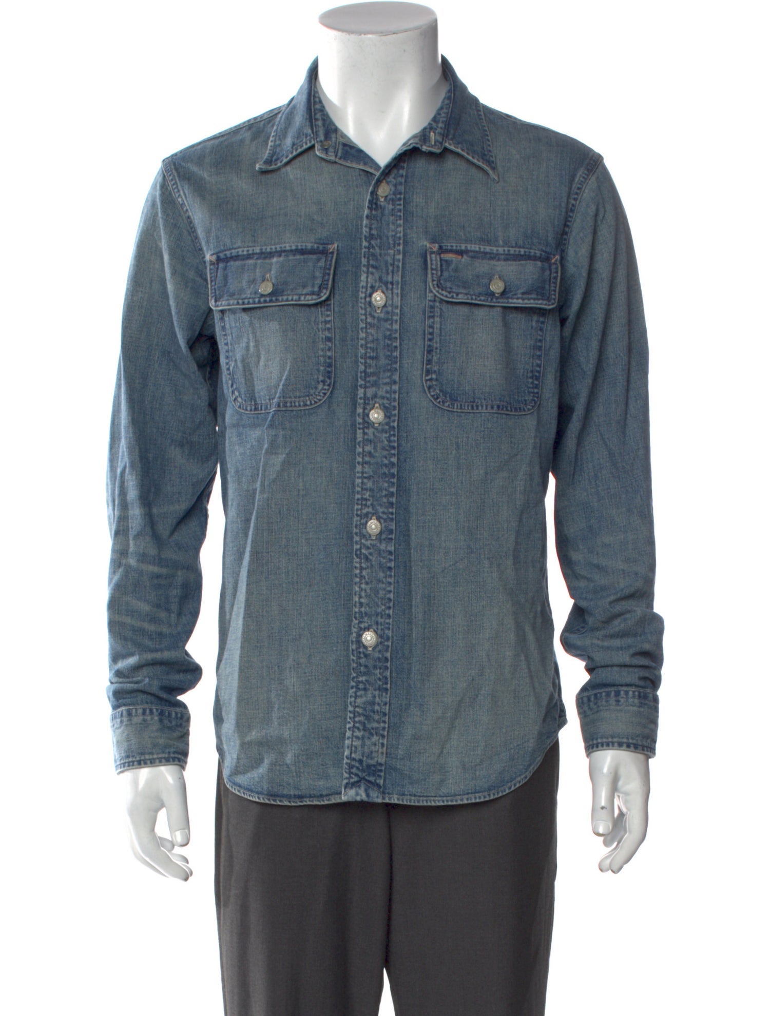 Ralph Lauren Collection Long Sleeve Denim Shirt