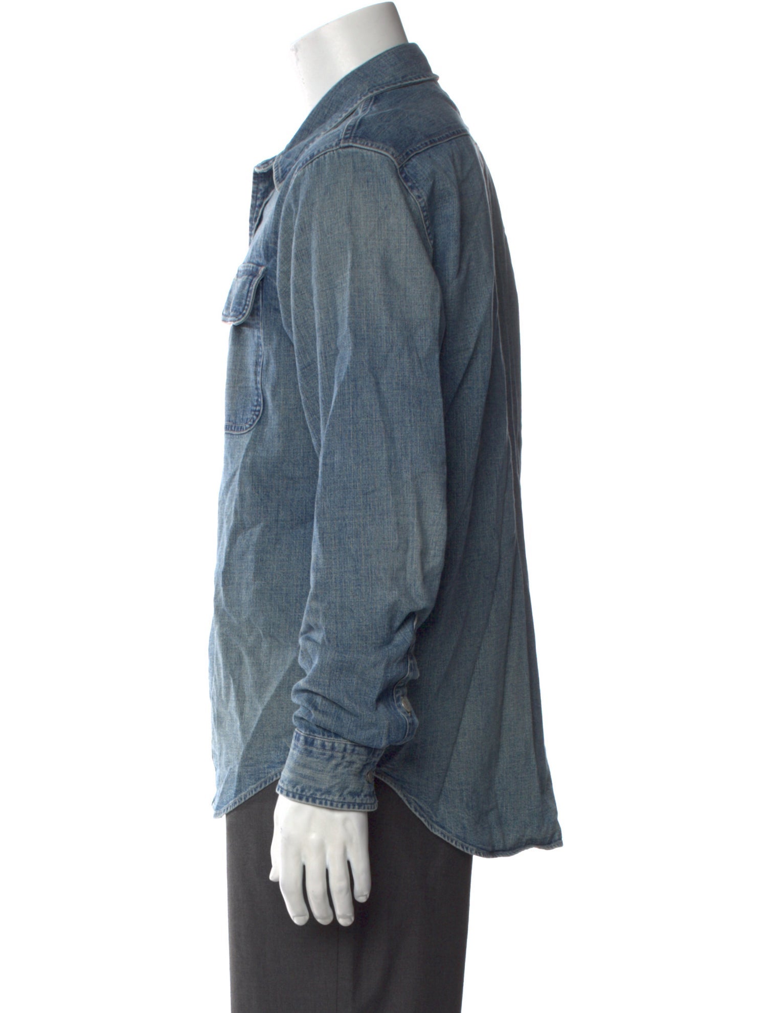 Ralph Lauren Collection Long Sleeve Denim Shirt