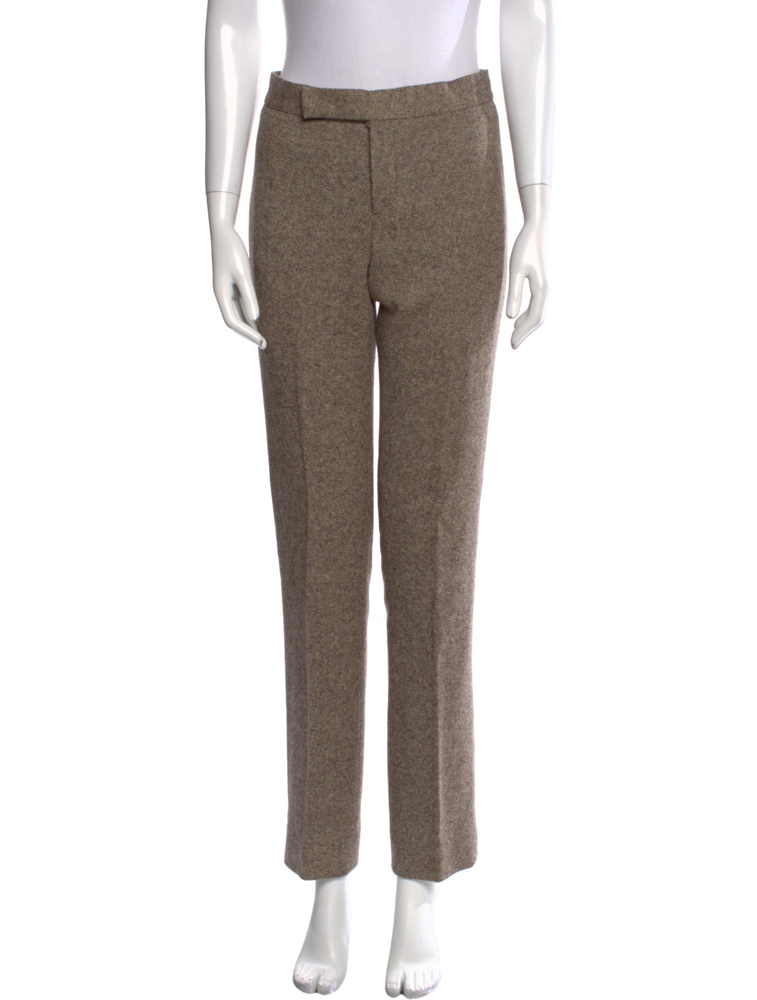 Ralph Lauren Collection Alpaca Straight Leg Pants