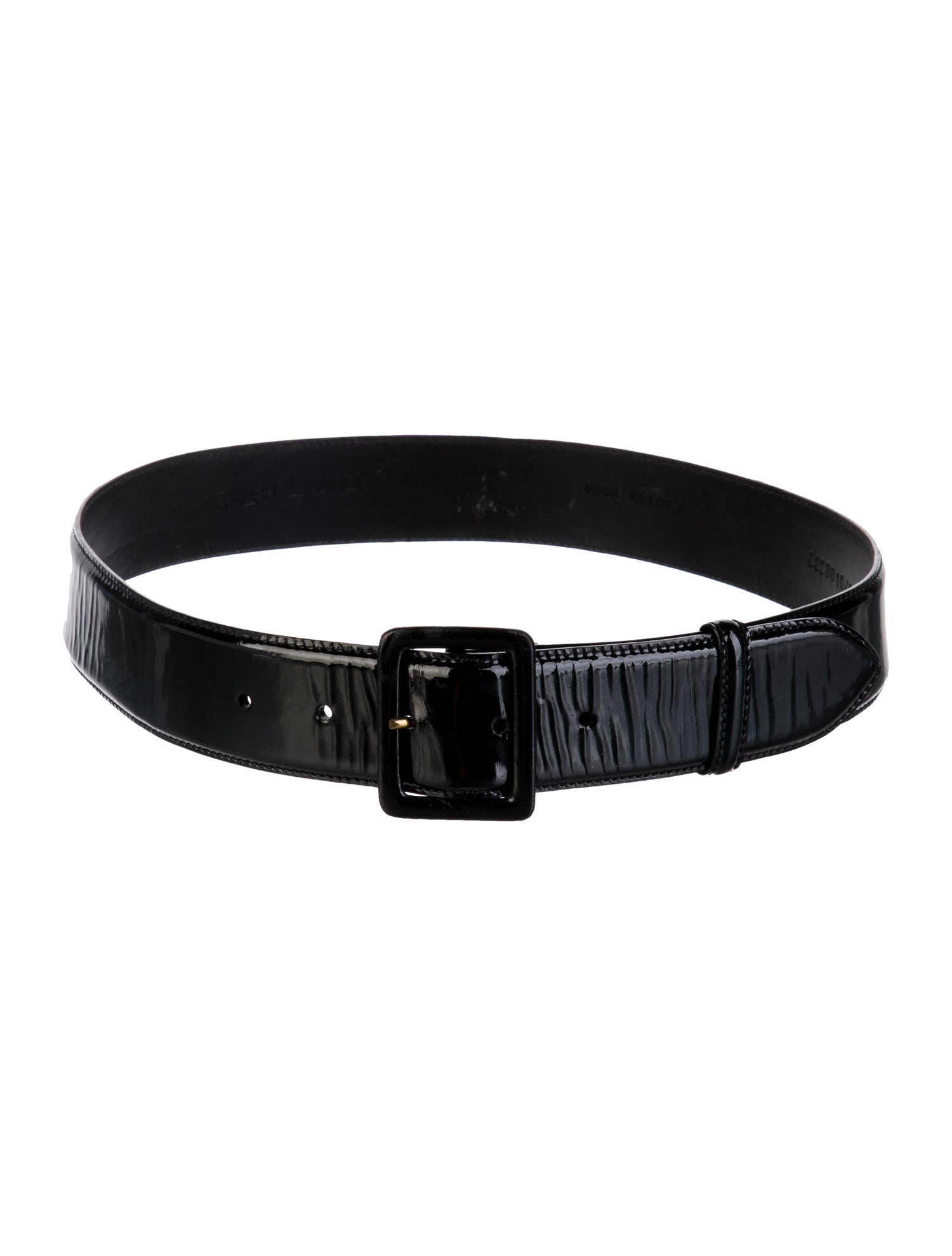 Ralph Lauren Collection Patent Leather Belt