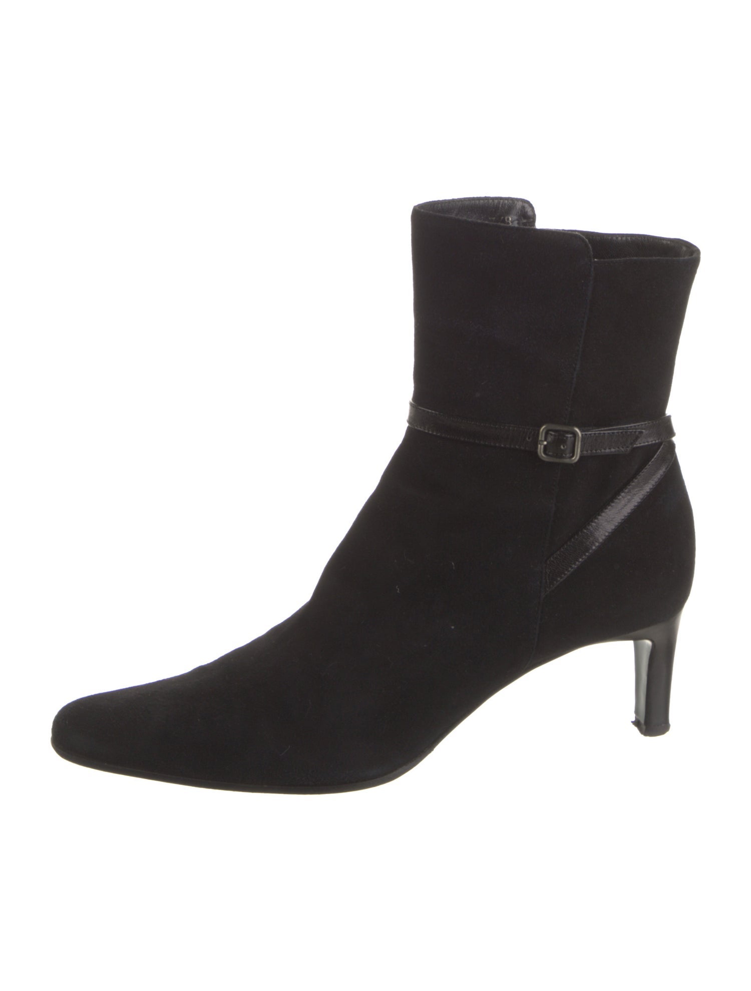 Ralph Lauren Collection Suede Leather Trim Embellishment Boots