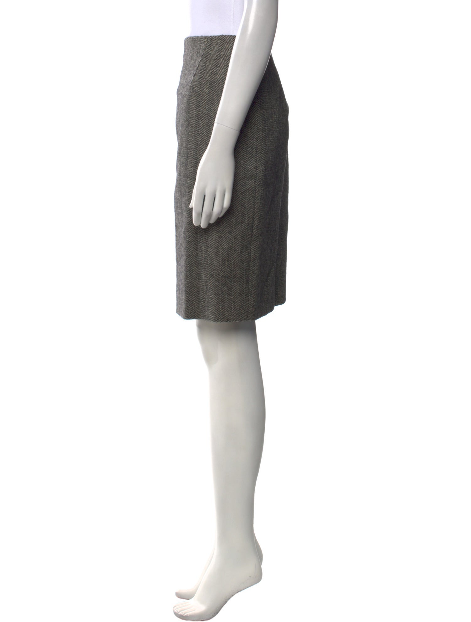 Ralph Lauren Collection Wool Knee-Length Skirt