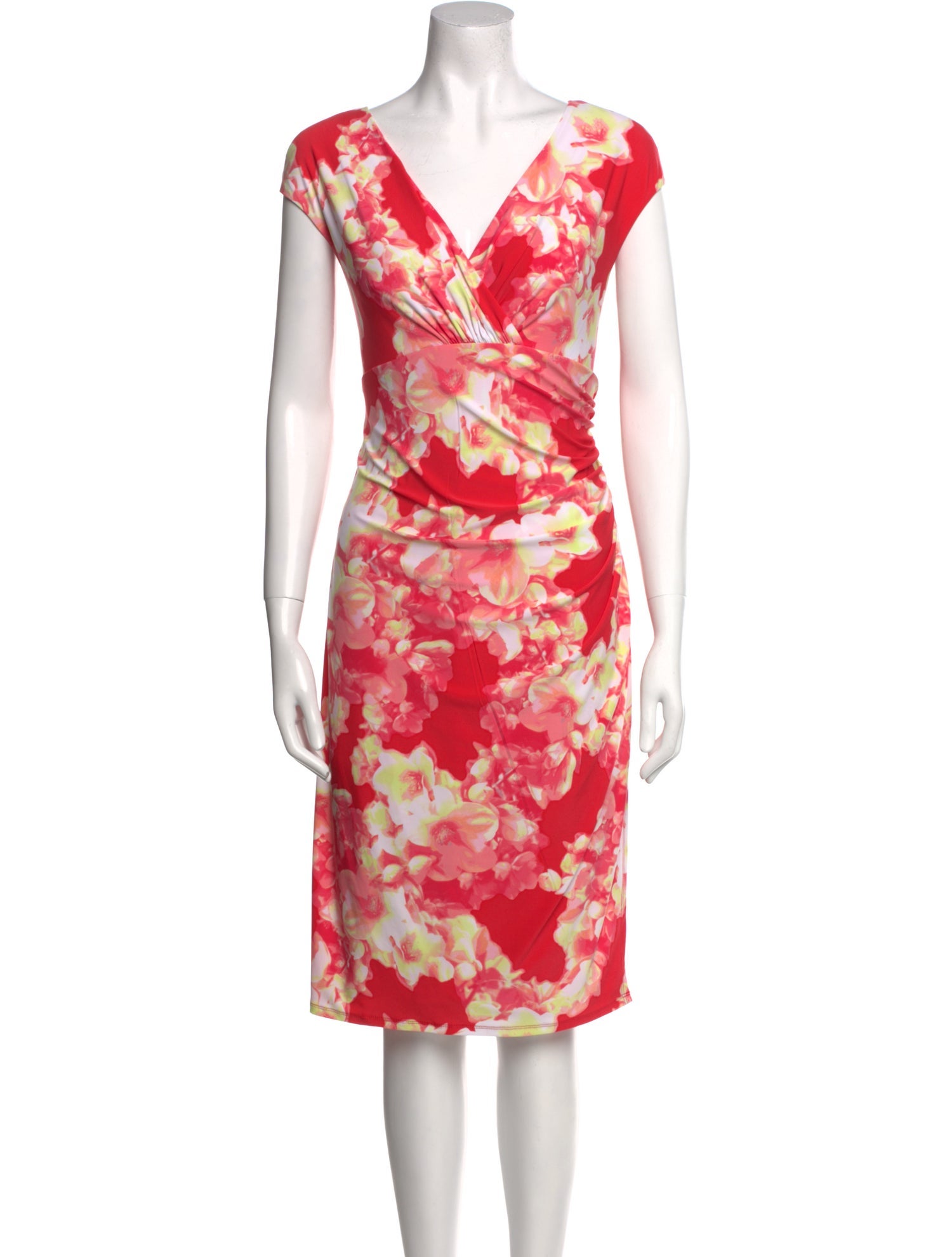 Ralph Lauren Collection Floral Print Knee-Length Dress w/ Tags