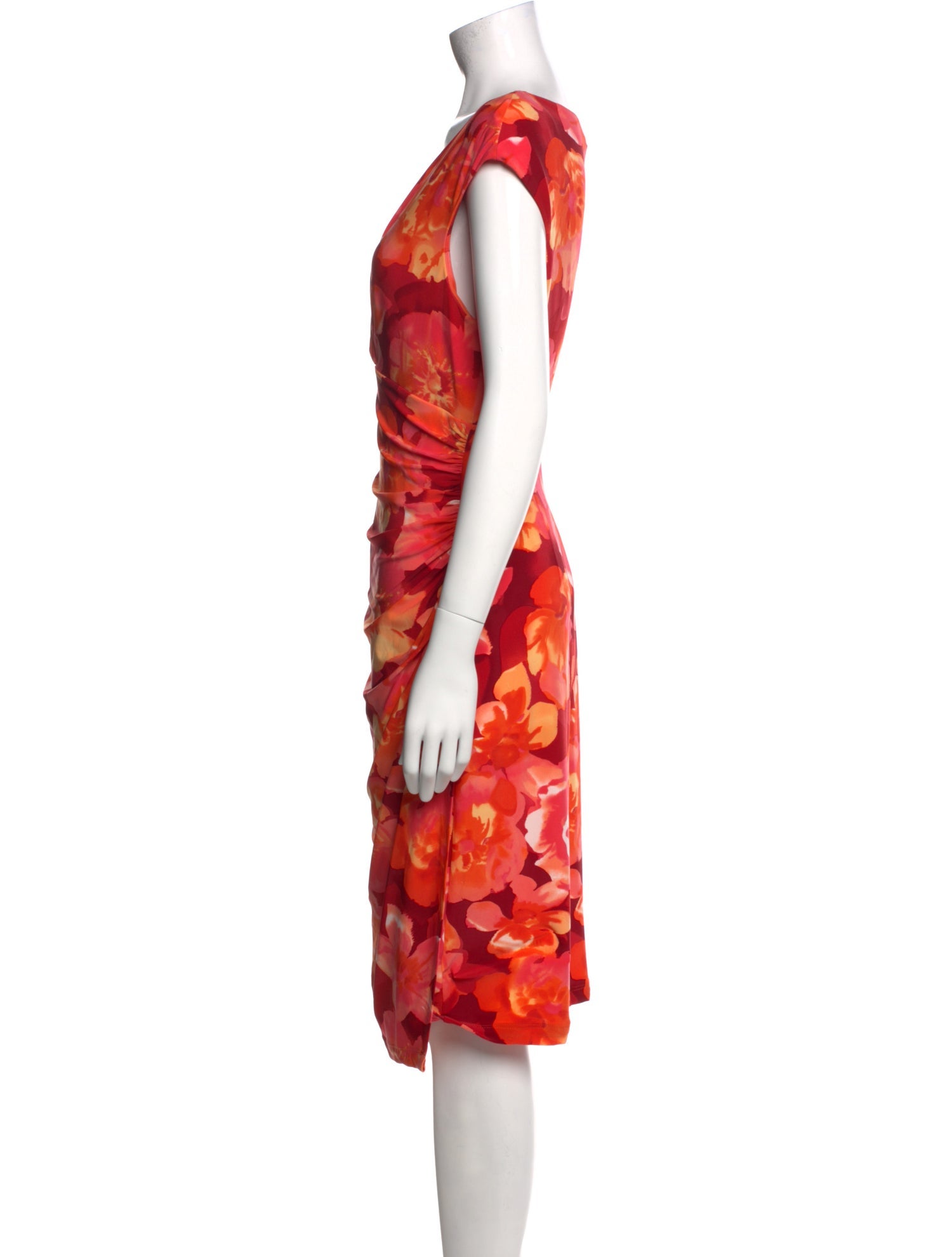 Ralph Lauren Collection Floral Print Knee-Length Dress