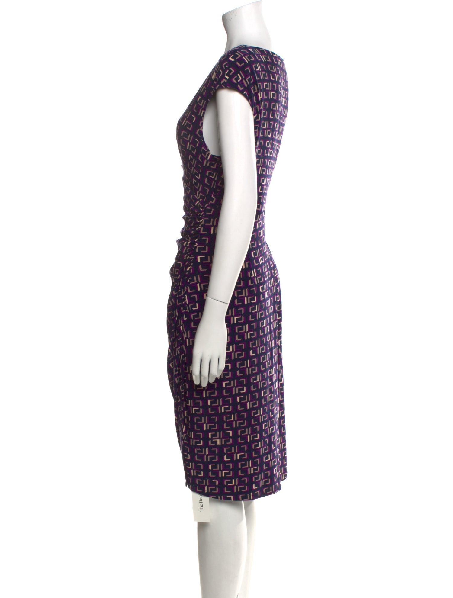 Ralph Lauren Collection Printed Knee-Length Dress w/ Tags