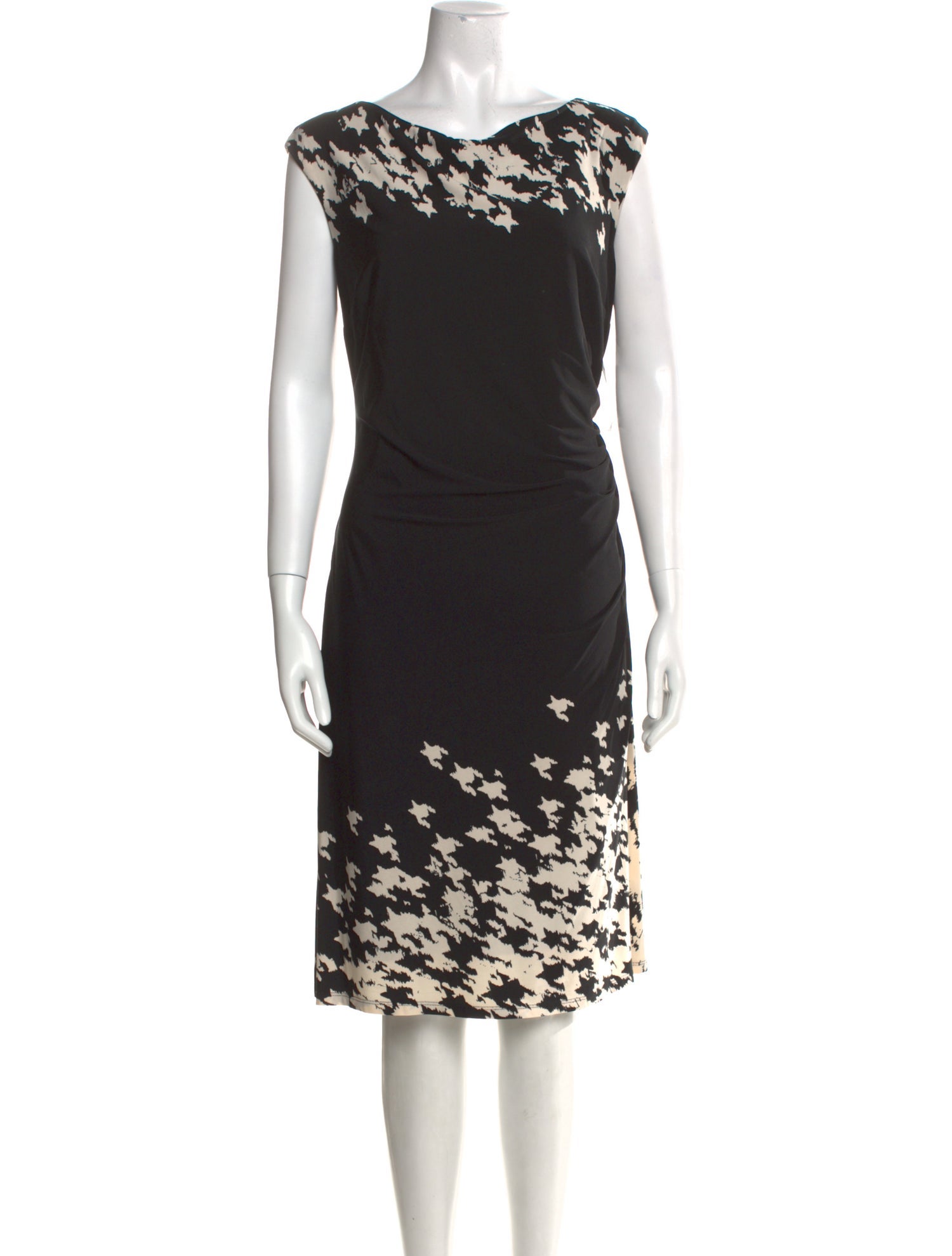 Ralph Lauren Collection Printed Knee-Length Dress w/ Tags