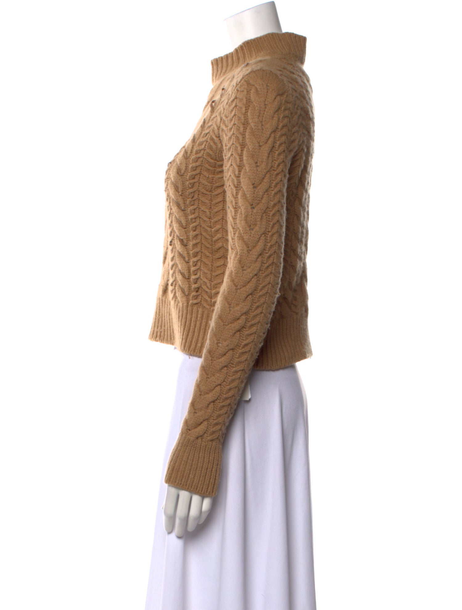 Ralph Lauren Collection Merino Wool Mock Neck Sweater