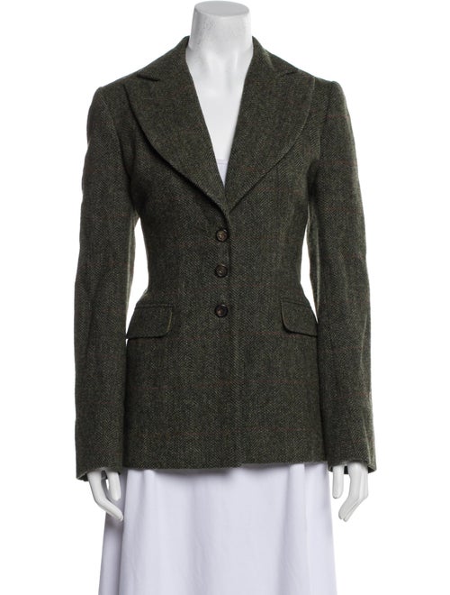 Ralph Lauren Collection Wool Tweed Pattern Blazer