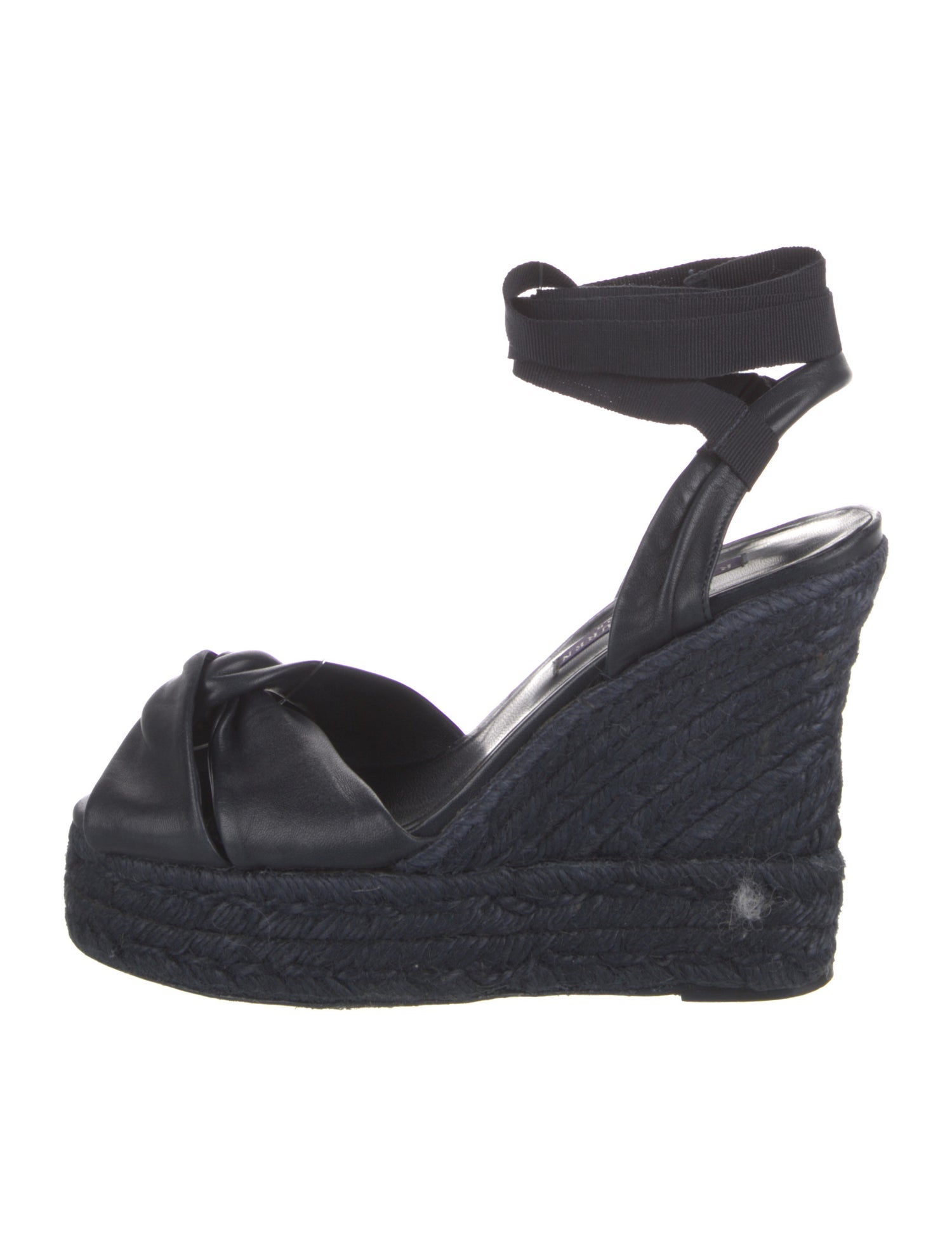 Ralph Lauren Collection Leather Espadrilles