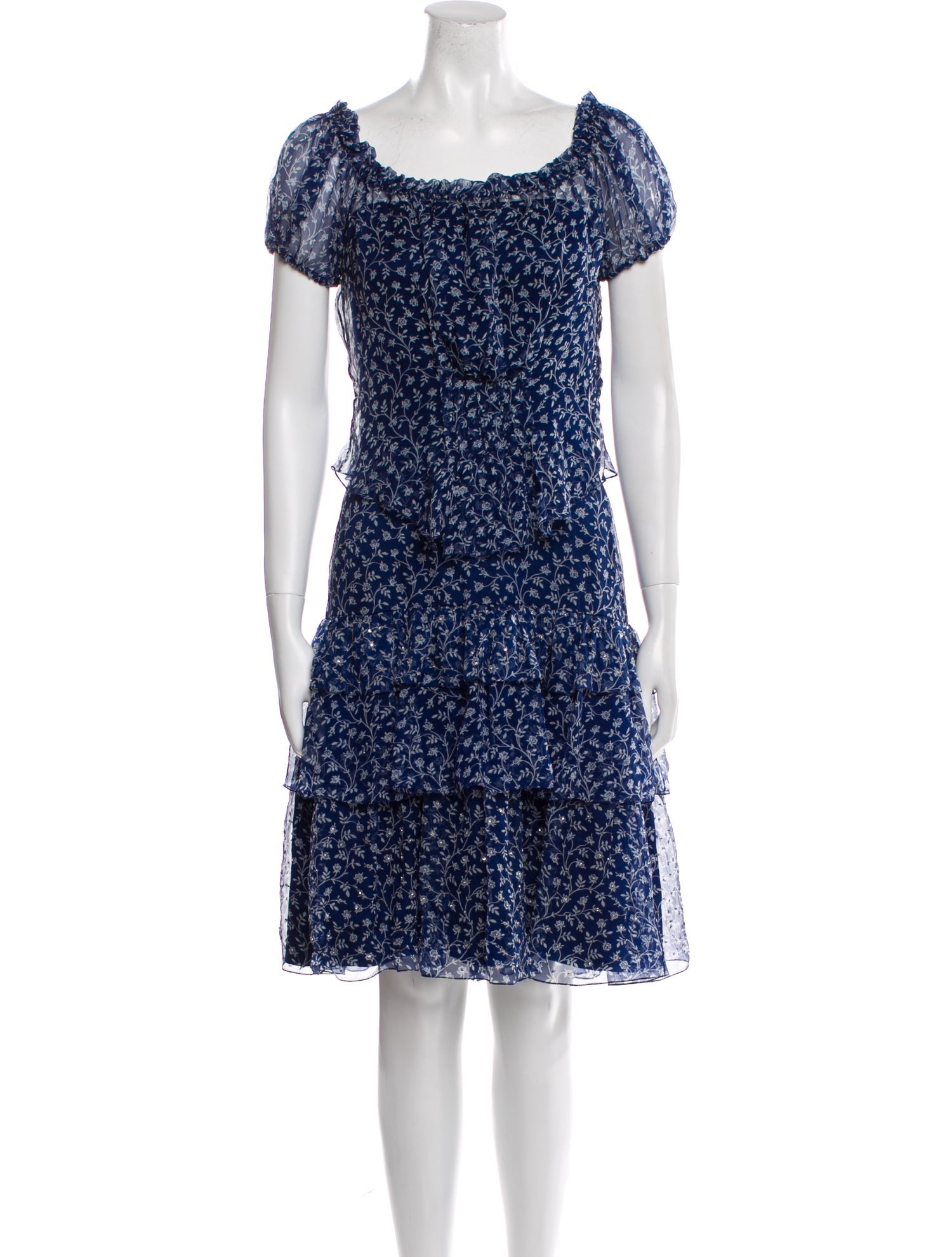 Ralph Lauren Collection Silk Mini Dress