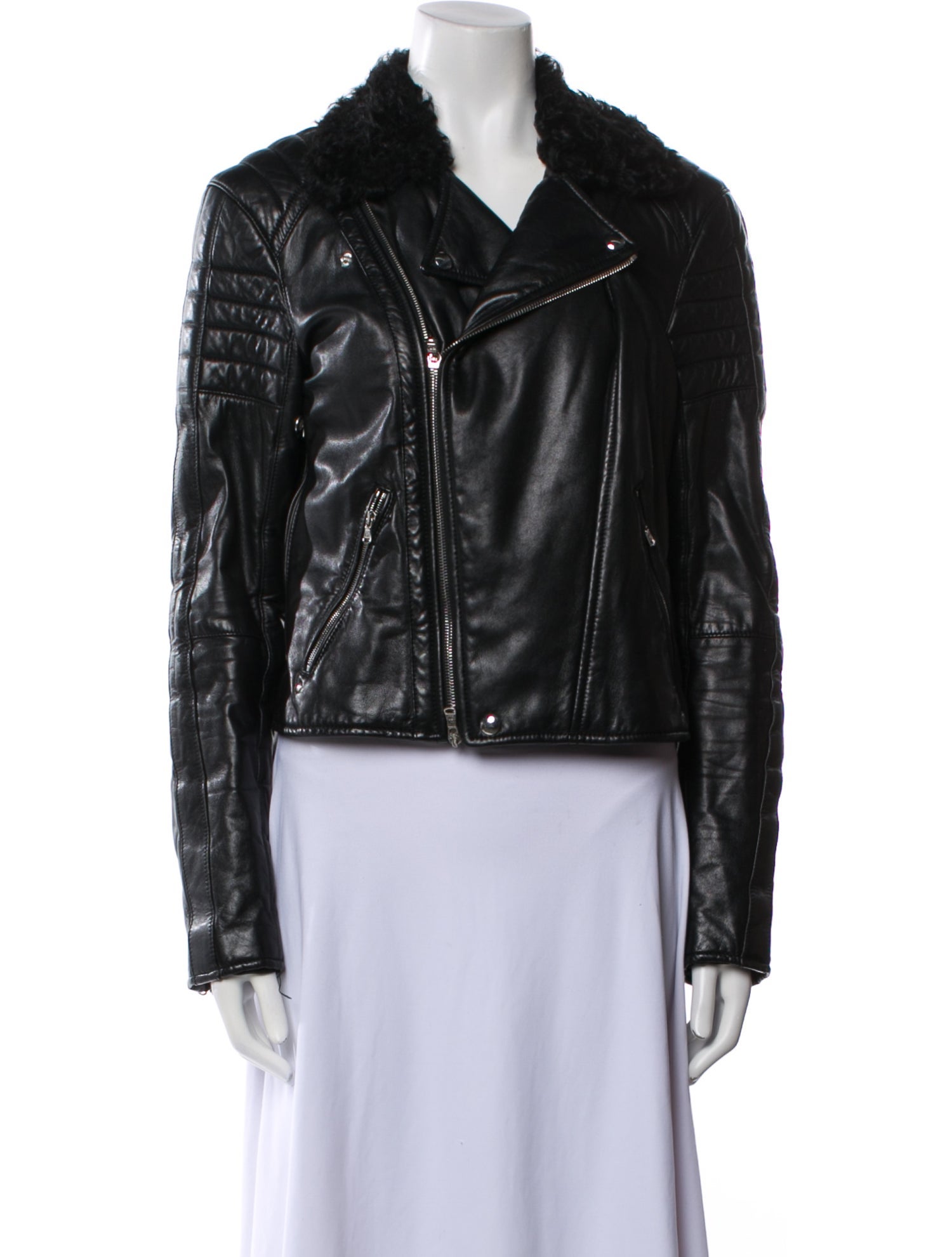 Ralph Lauren Collection Vintage 2000's Faux Fur Jacket