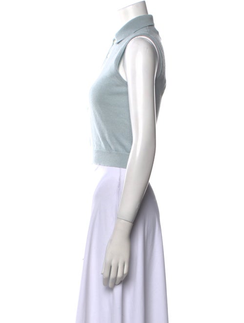 Ralph Lauren Collection Silk Sleeveless Crop Top