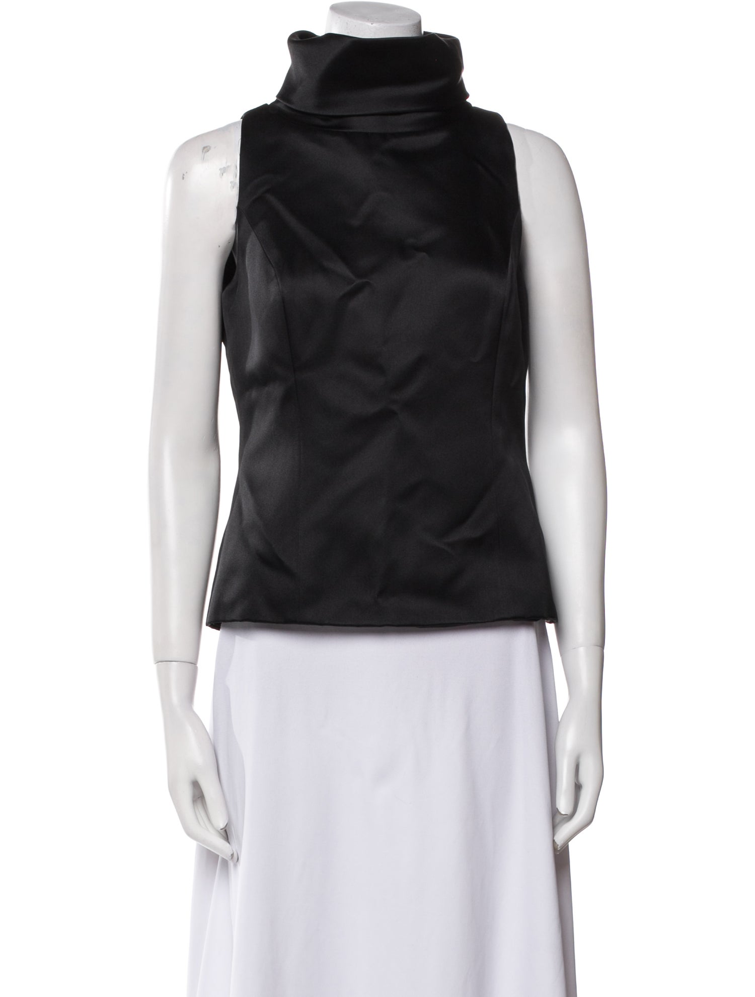Ralph Lauren Collection Silk Cowl Neck Top