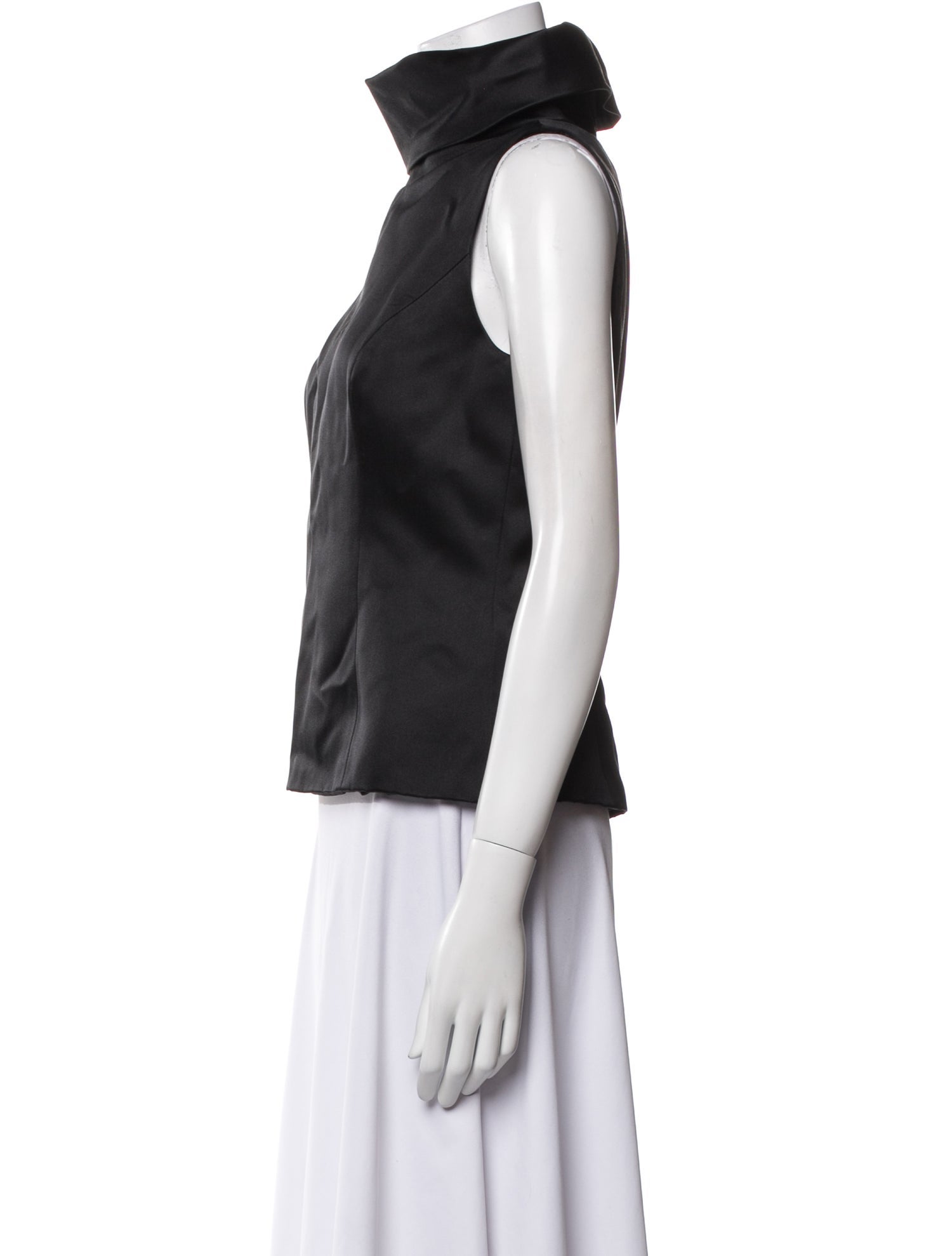 Ralph Lauren Collection Silk Cowl Neck Top