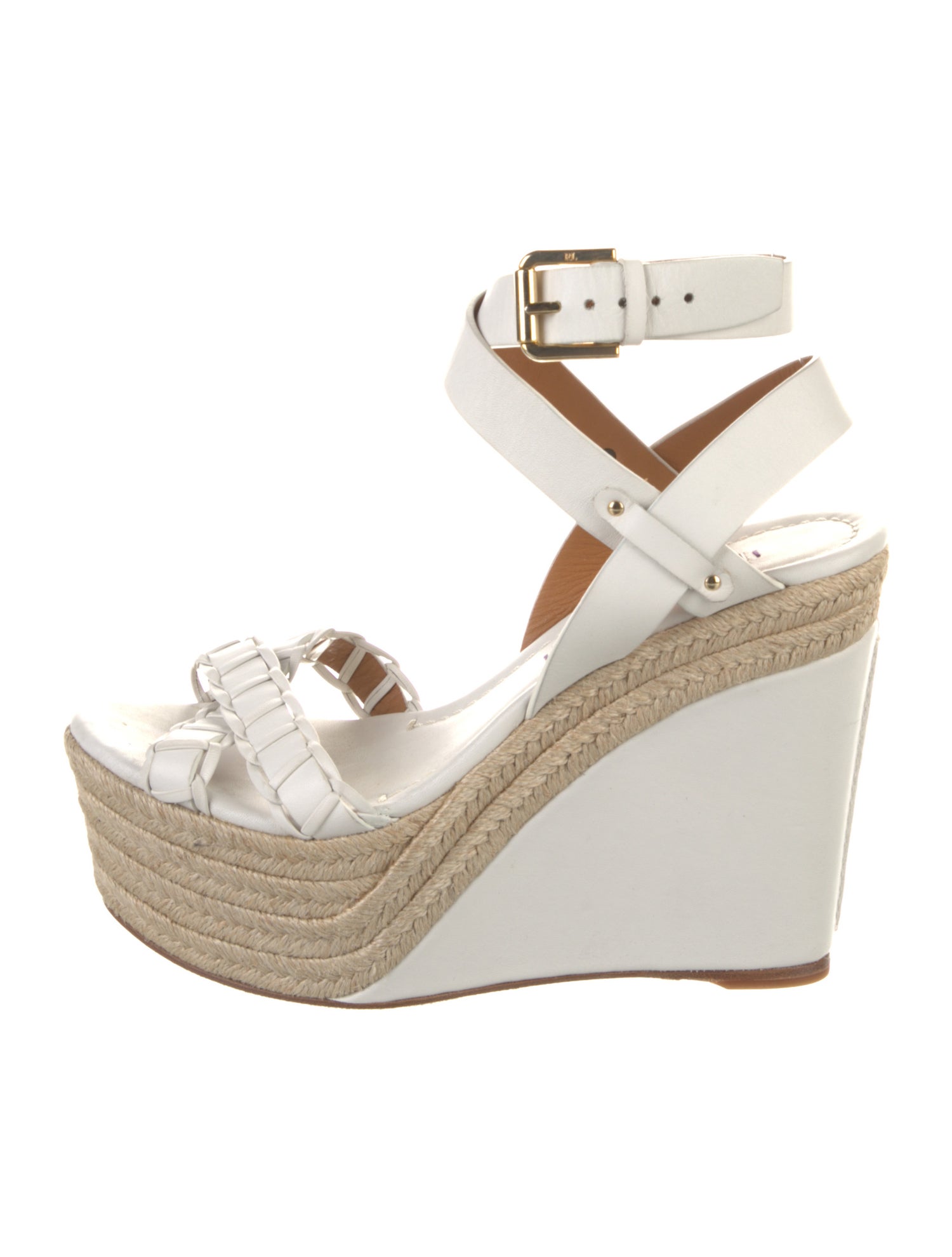 Ralph Lauren Collection Leather Espadrilles