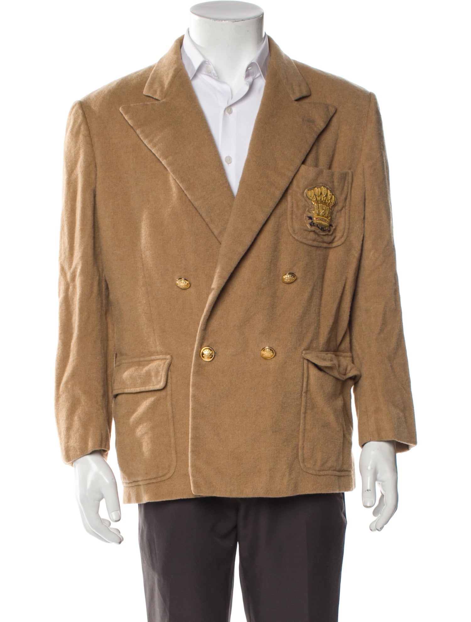 Polo Ralph Lauren Camel Hair Peacoat