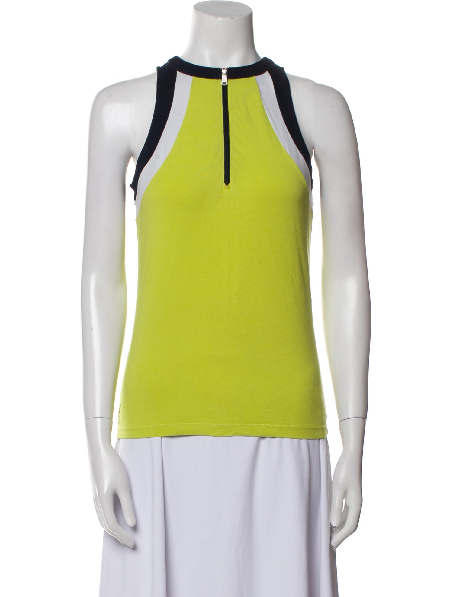 Ralph Lauren Collection Crew Neck Sleeveless Top