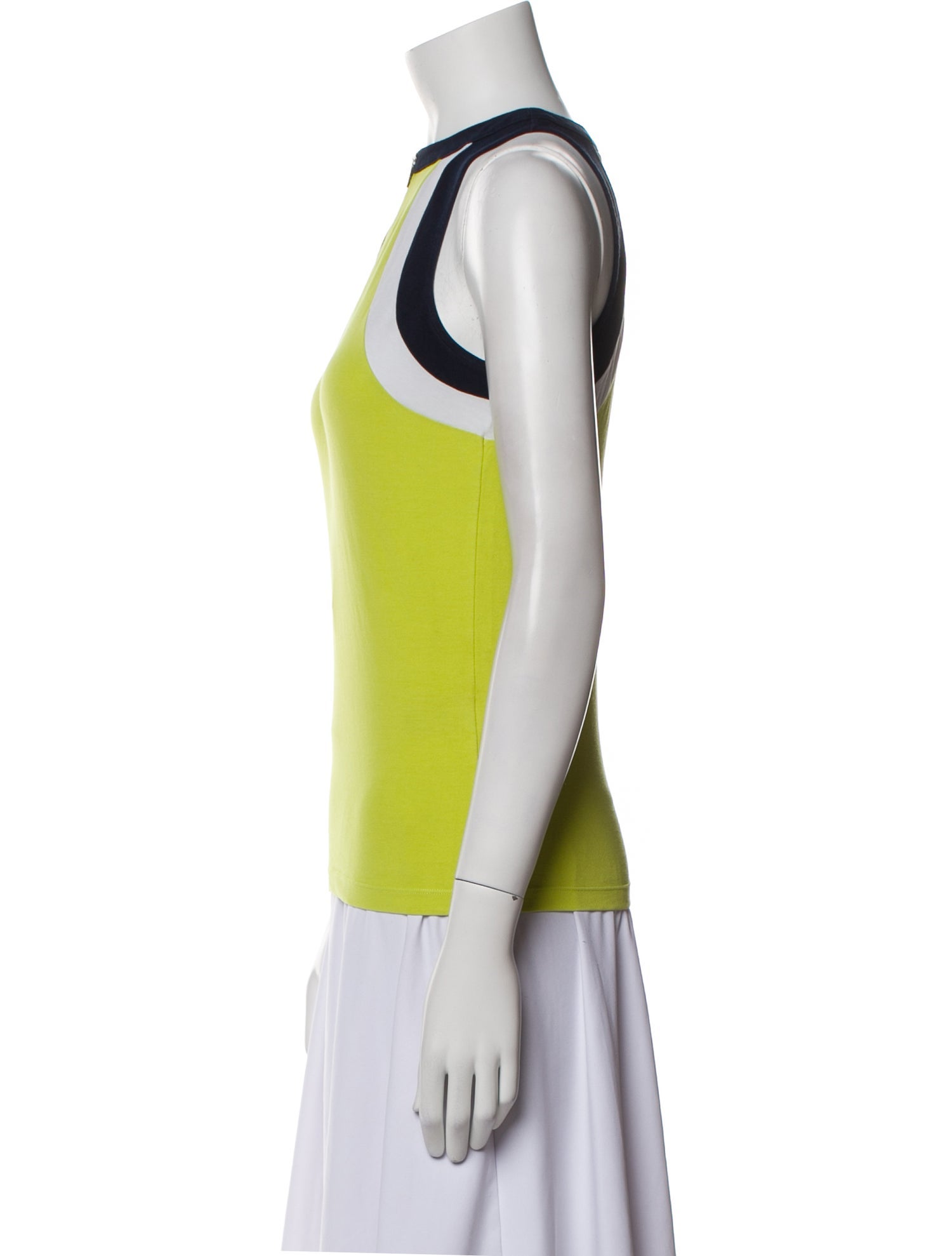 Ralph Lauren Collection Crew Neck Sleeveless Top