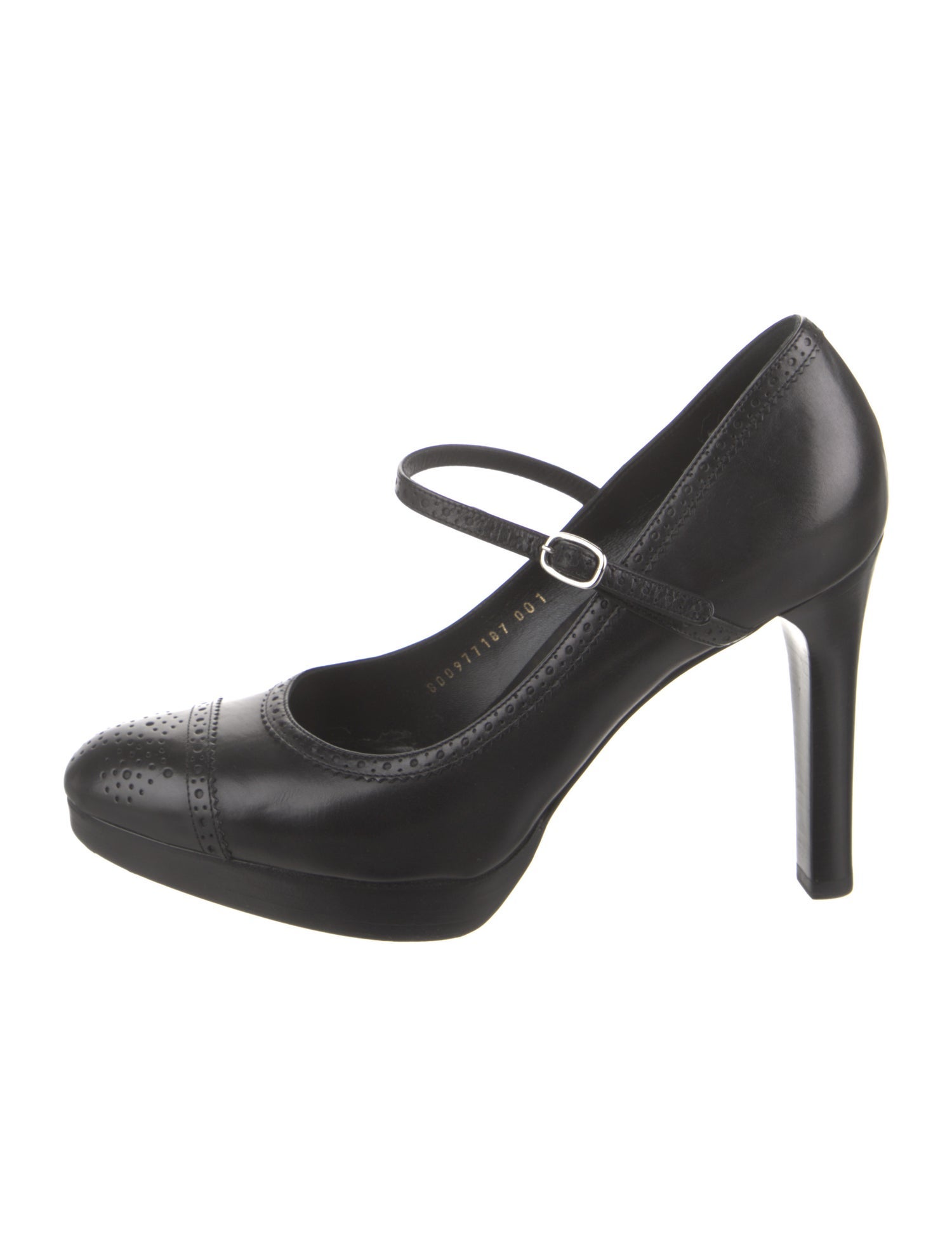 Ralph Lauren Collection Leather Lasercut Accents Pumps