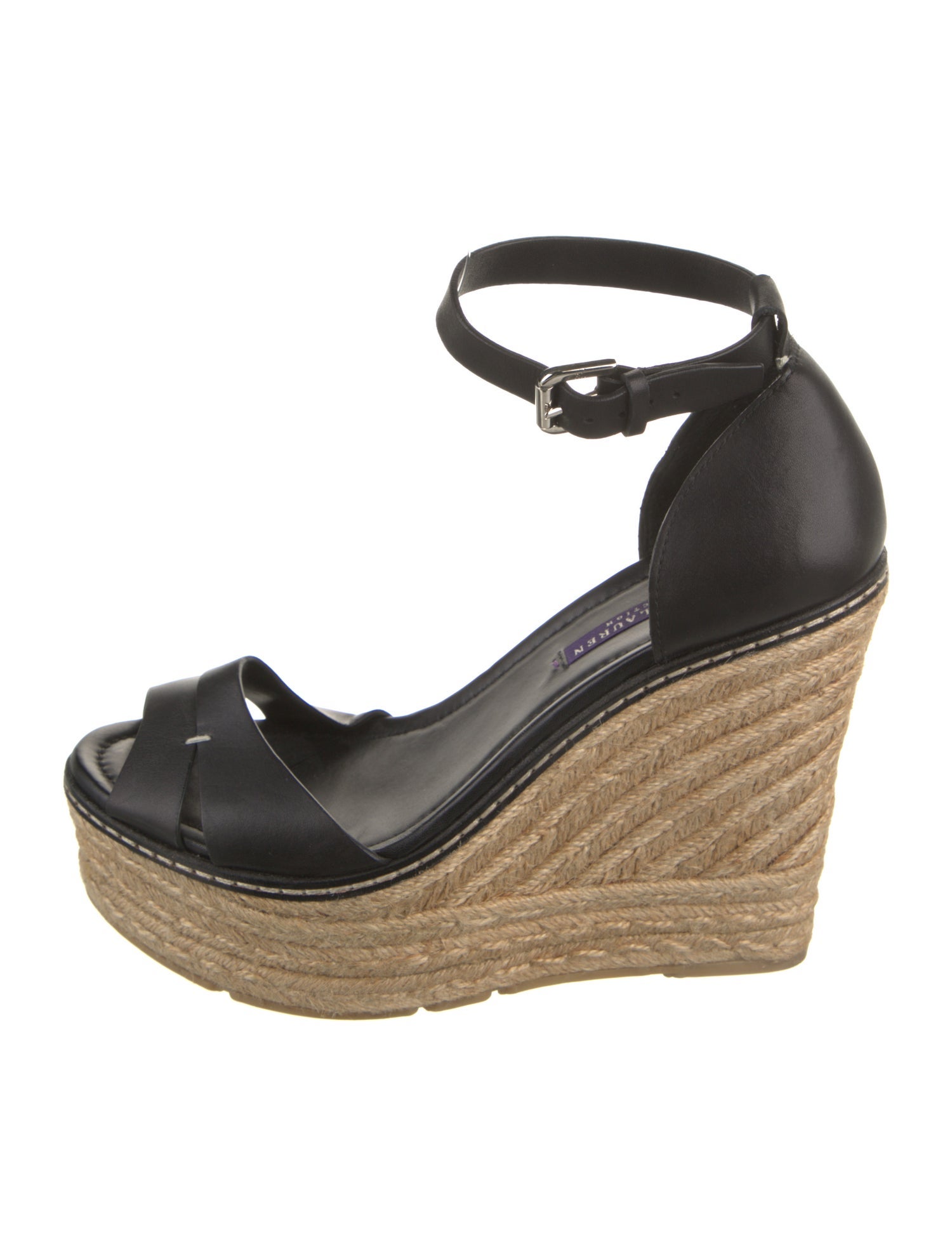 Ralph Lauren Collection Leather Espadrilles