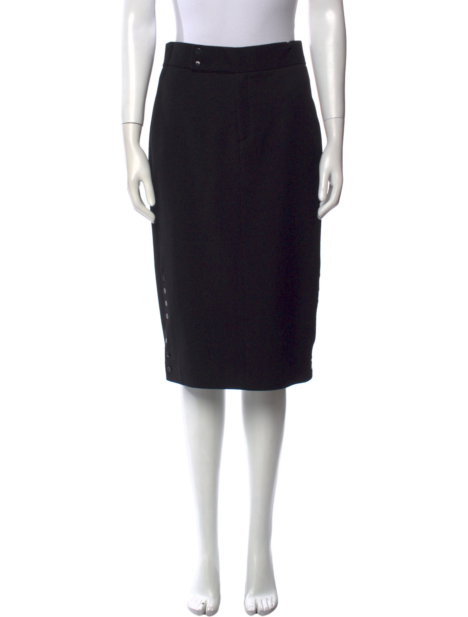Ralph Lauren Collection Wool Knee-Length Skirt