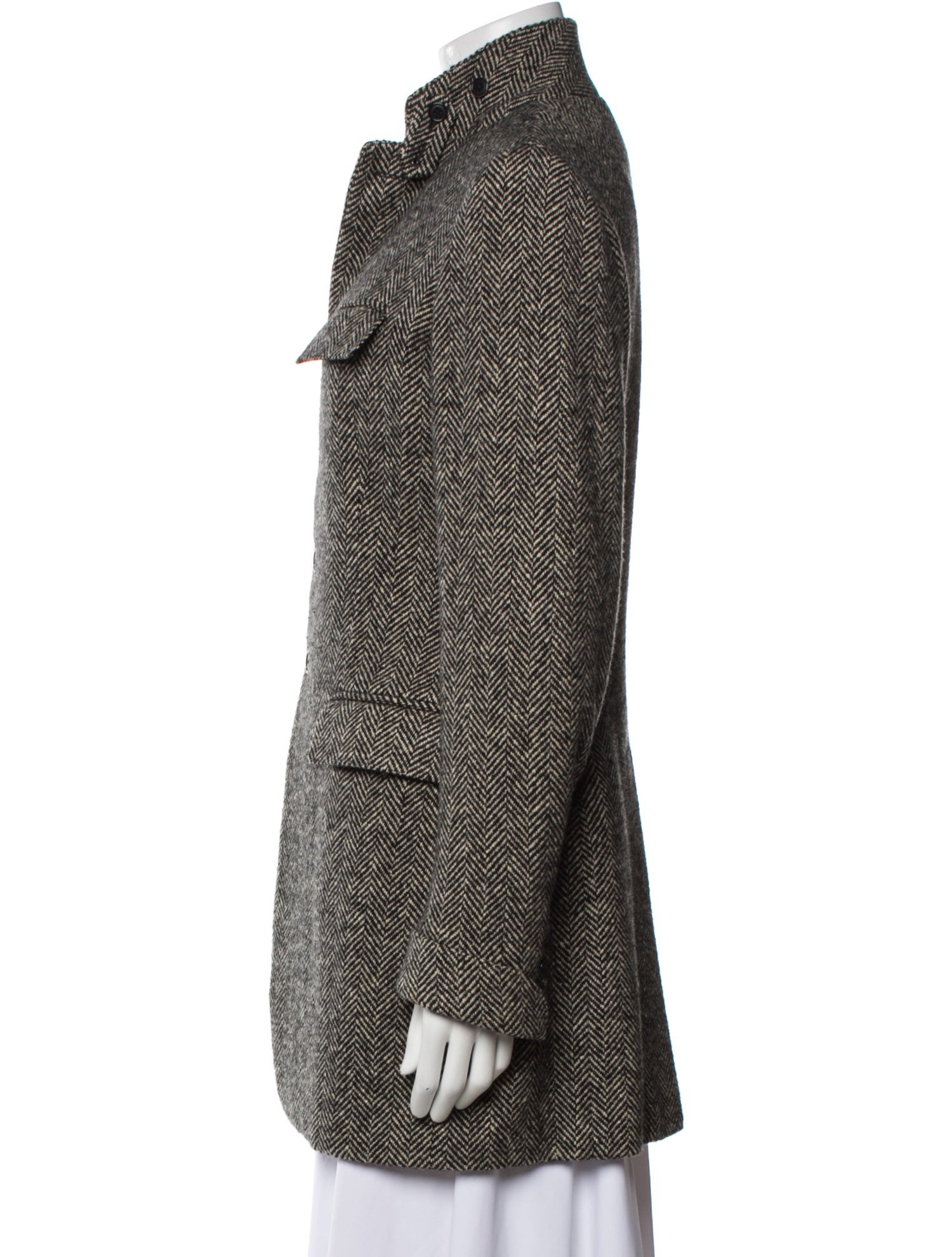 Ralph Lauren Collection Cashmere Plaid Print Blazer