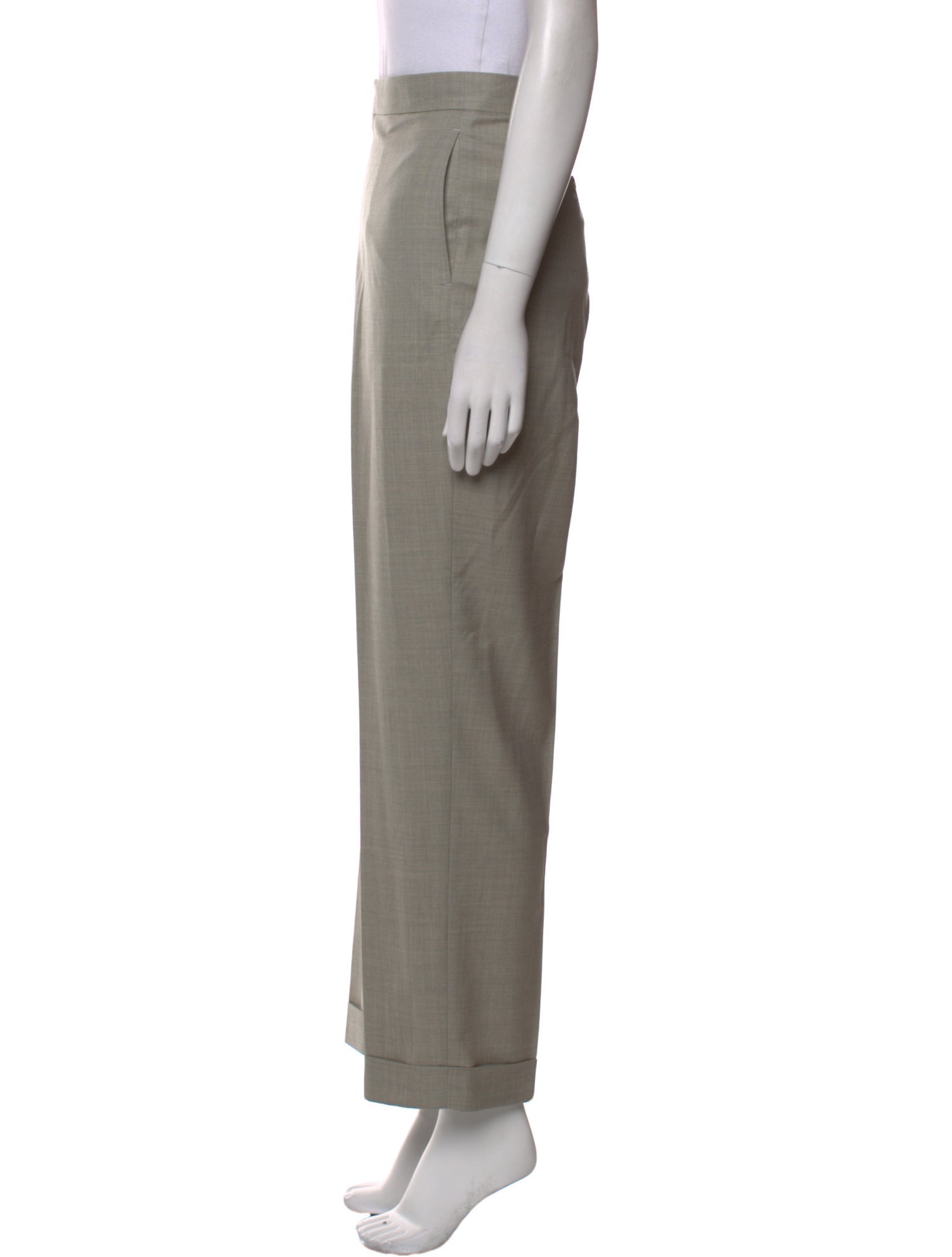 Ralph Lauren Collection Wool Straight Leg Pants