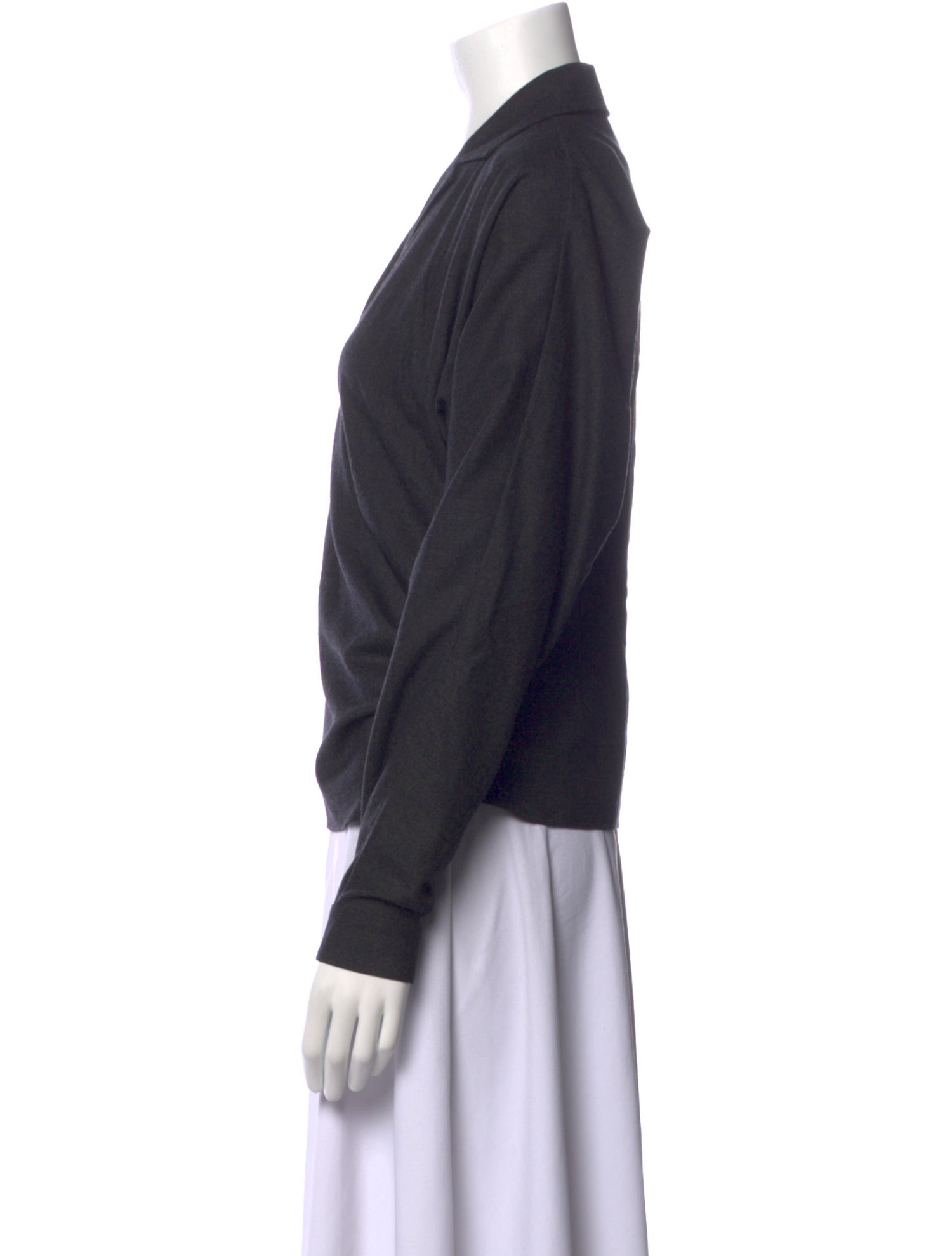 Ralph Lauren Collection Wool V-Neck Sweatshirt