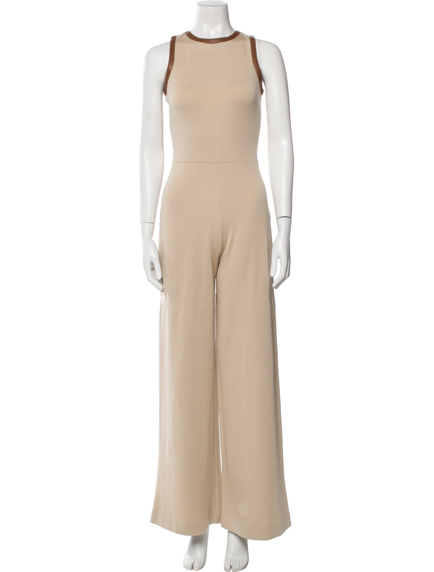 Ralph Lauren Collection Wool Crew Neck Jumpsuit