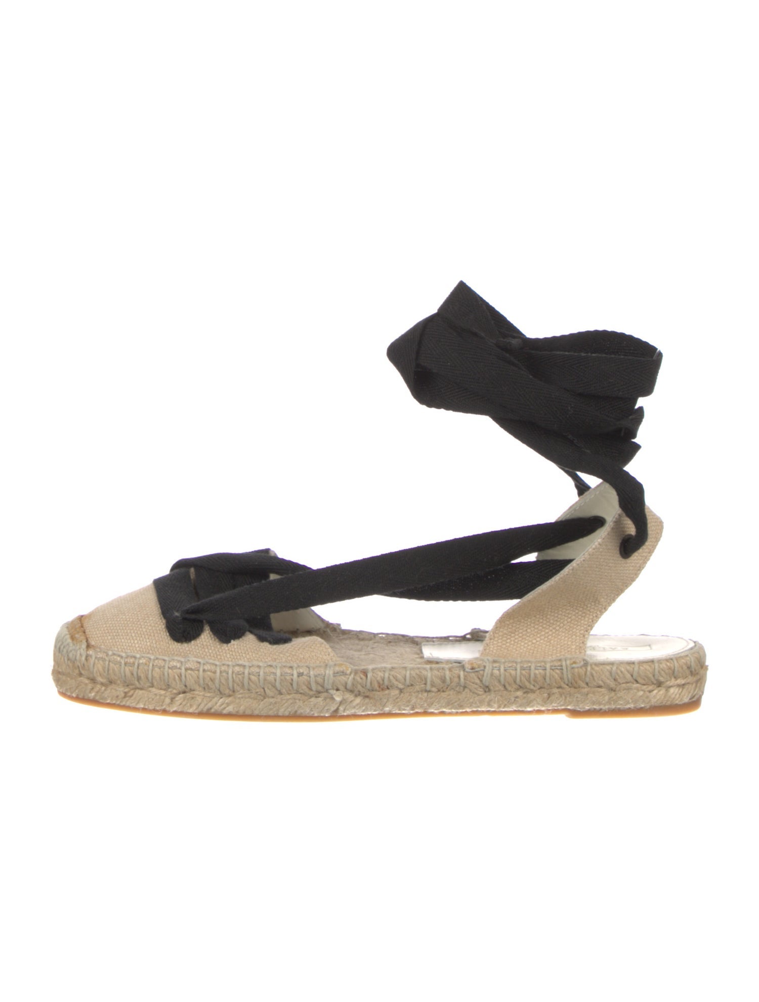 Ralph Lauren Collection Canvas Colorblock Pattern Espadrilles