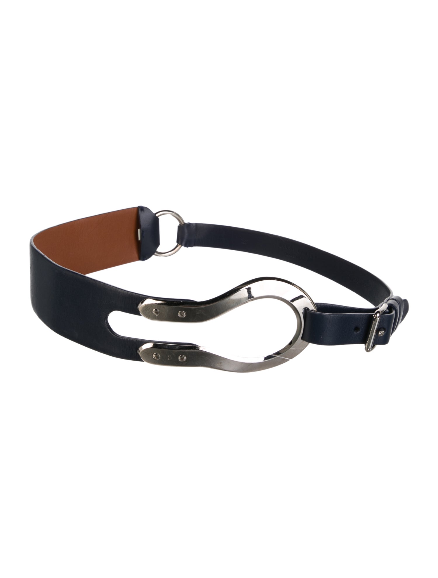Ralph Lauren Collection Skinny Leather Waist Belt