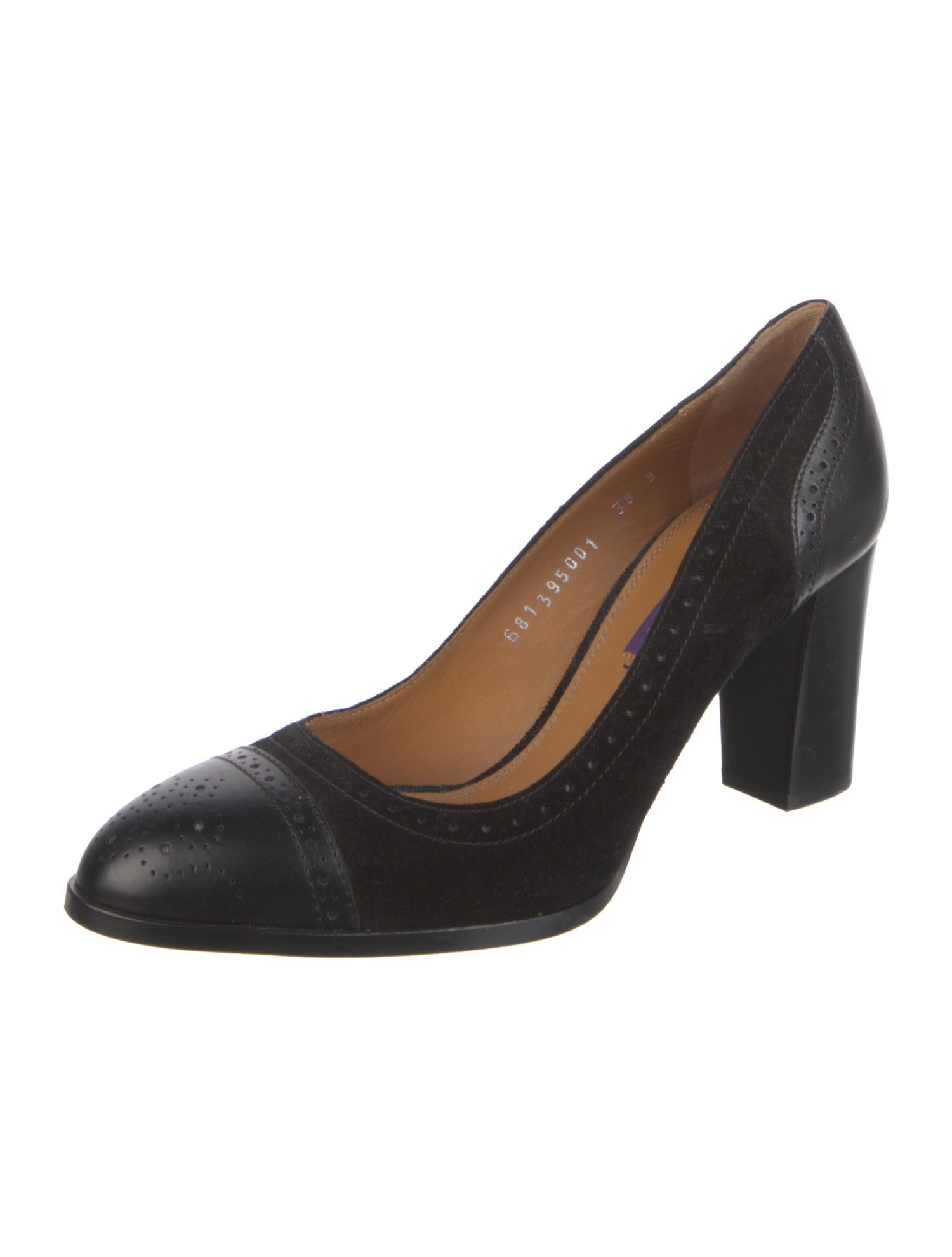 Ralph Lauren Purple Label Suede Pumps