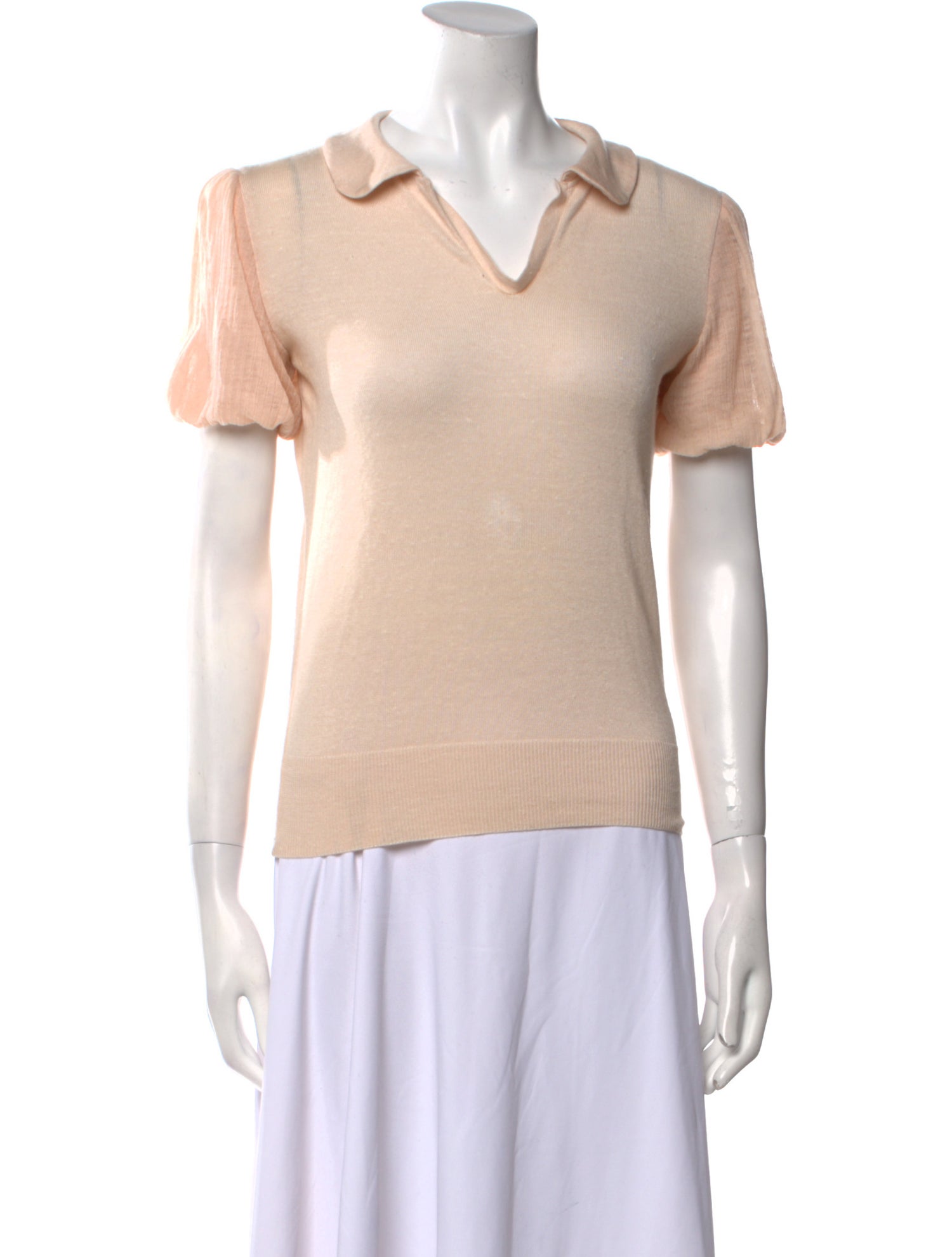 Ralph Lauren Collection Silk V-Neck Polo