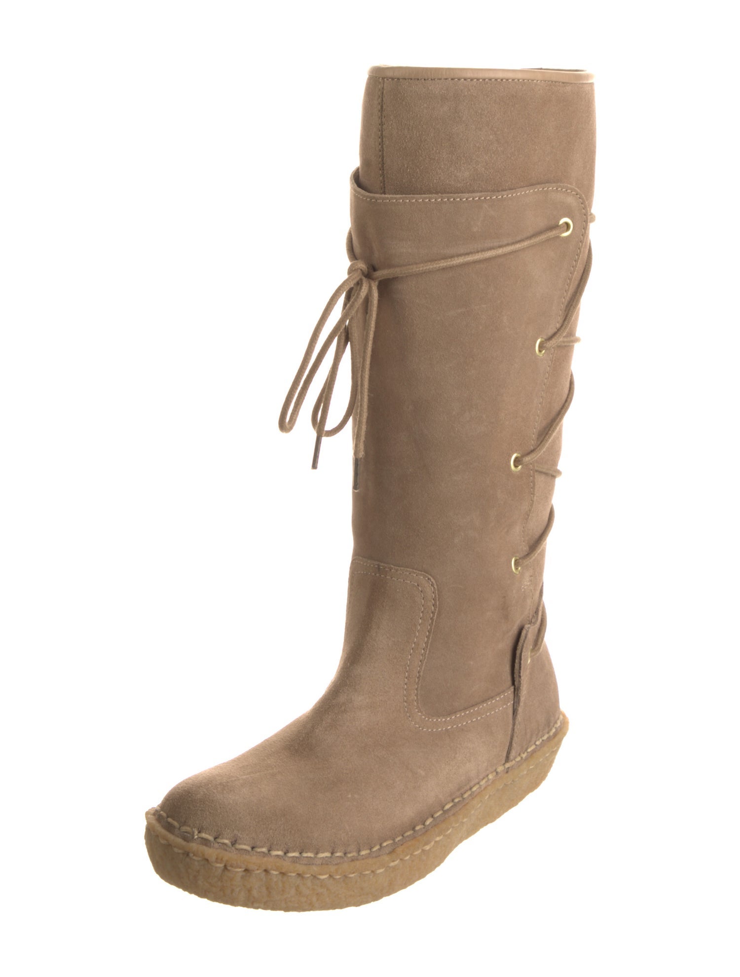 Ralph Lauren Collection Suede Lace-Up Boots